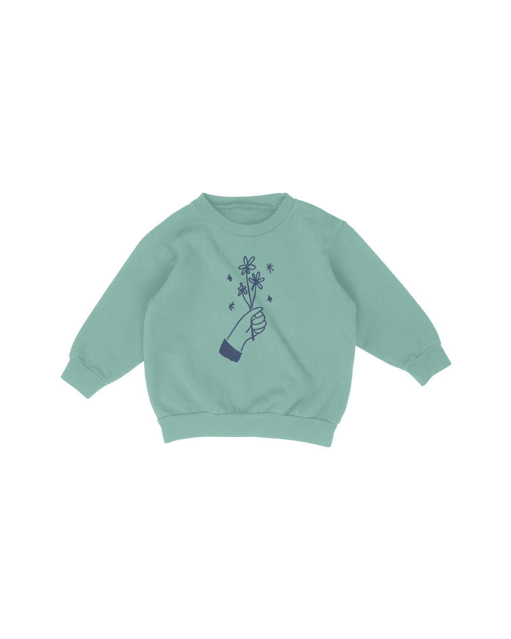 FLOWERS TODDLER CREWNECK