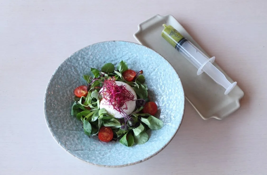 Ensalada de burrata.