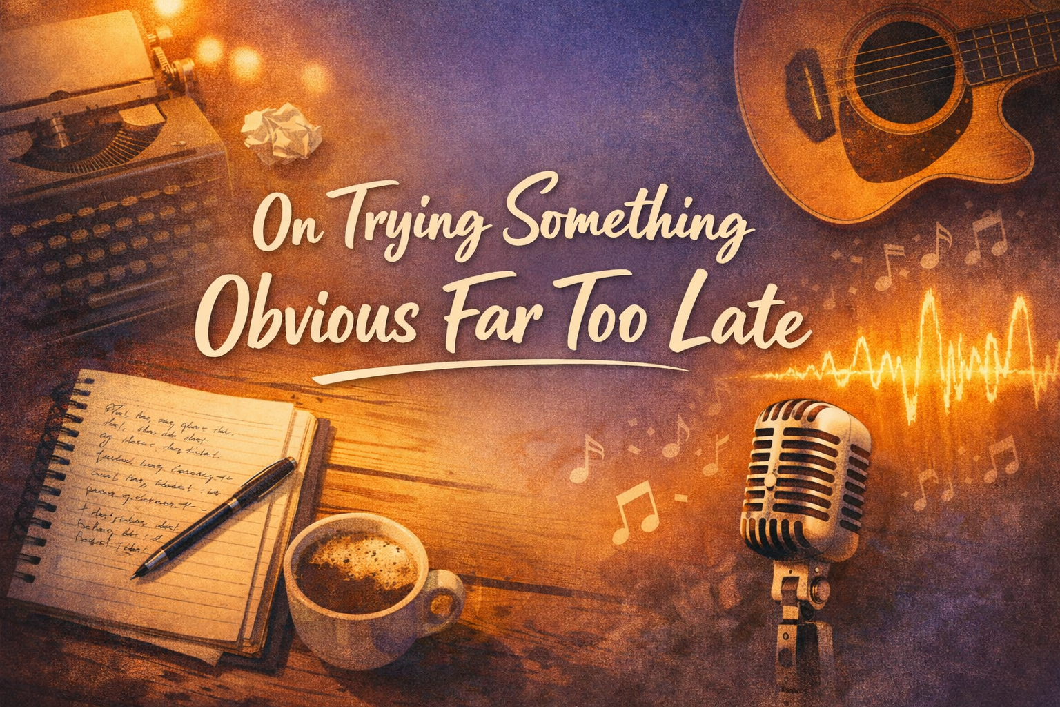 On Trying Something Obvious Far Too Late