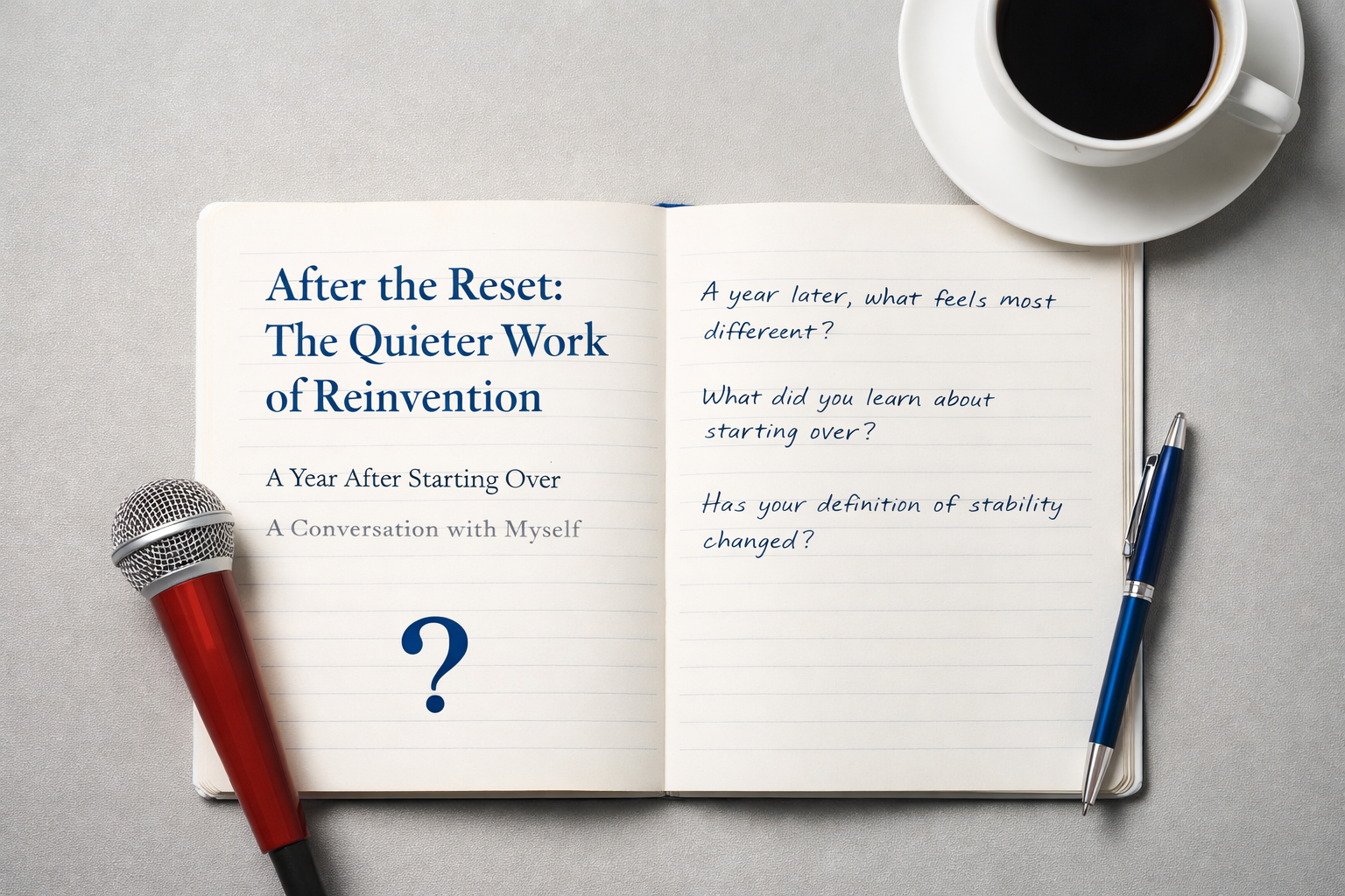 Reinvention, One Year In