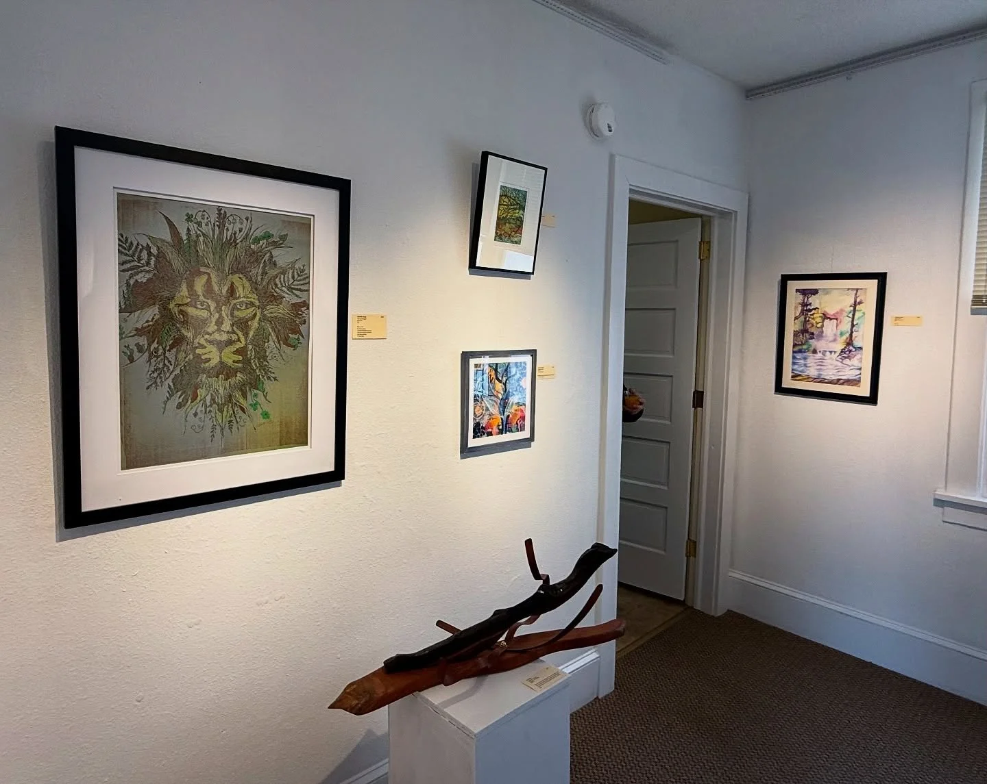 Honored to be apart of the first show in this sweet space!  If your in the area stop by GALLERY on Valley🎨
&bull;
&bull;
&bull;
#ribboncutting #opengallery #artshow