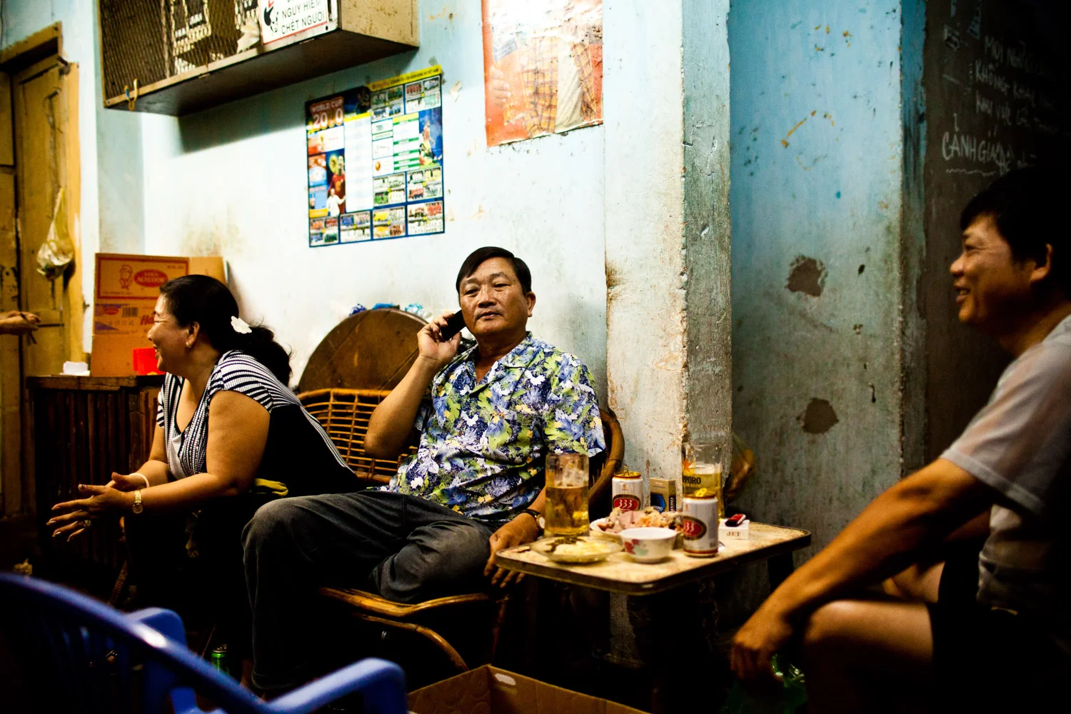 Saigon old apartments