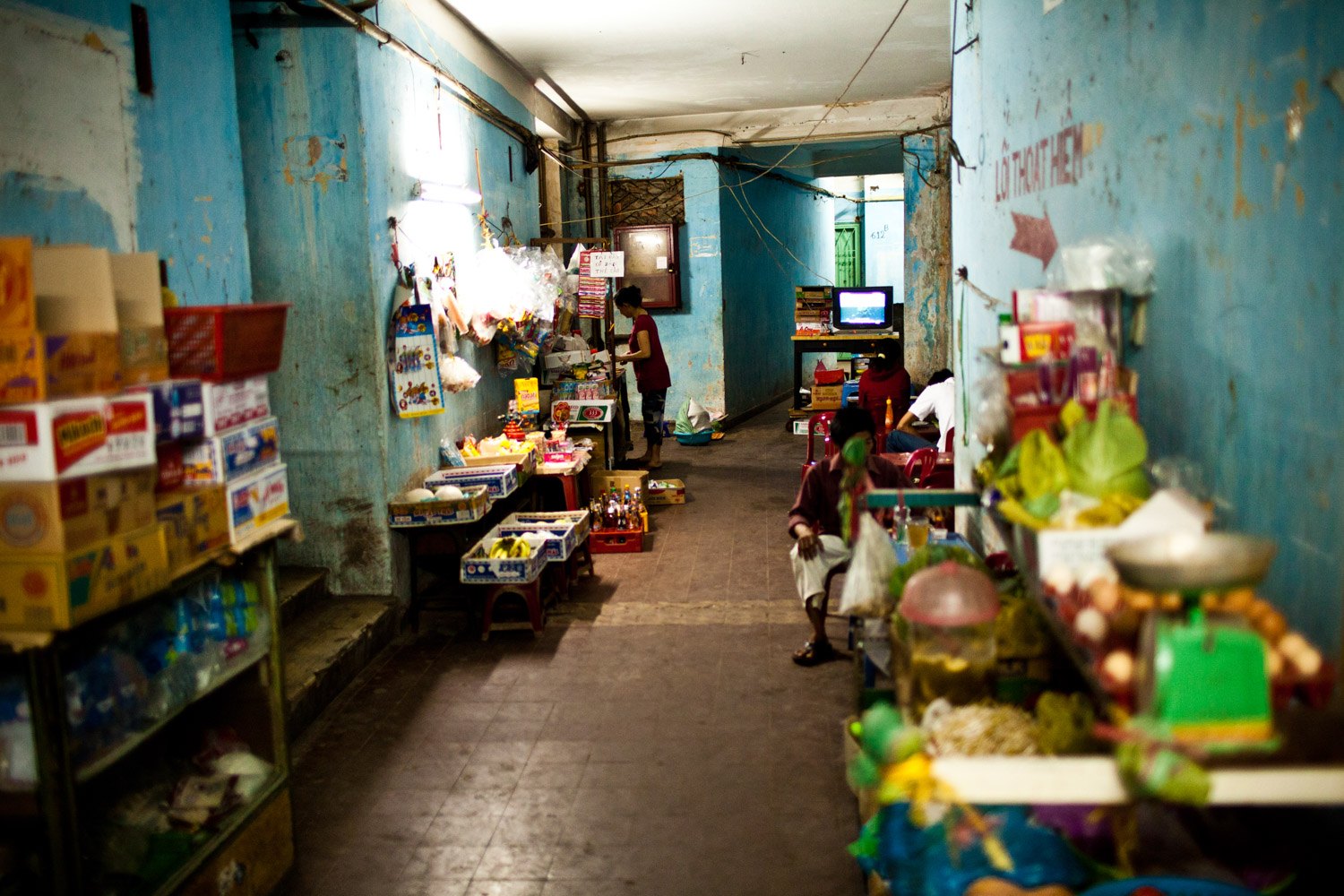 Saigon old apartments