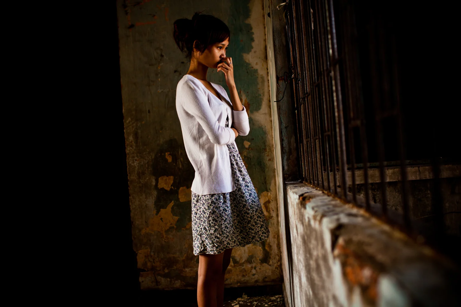 Saigon old apartments