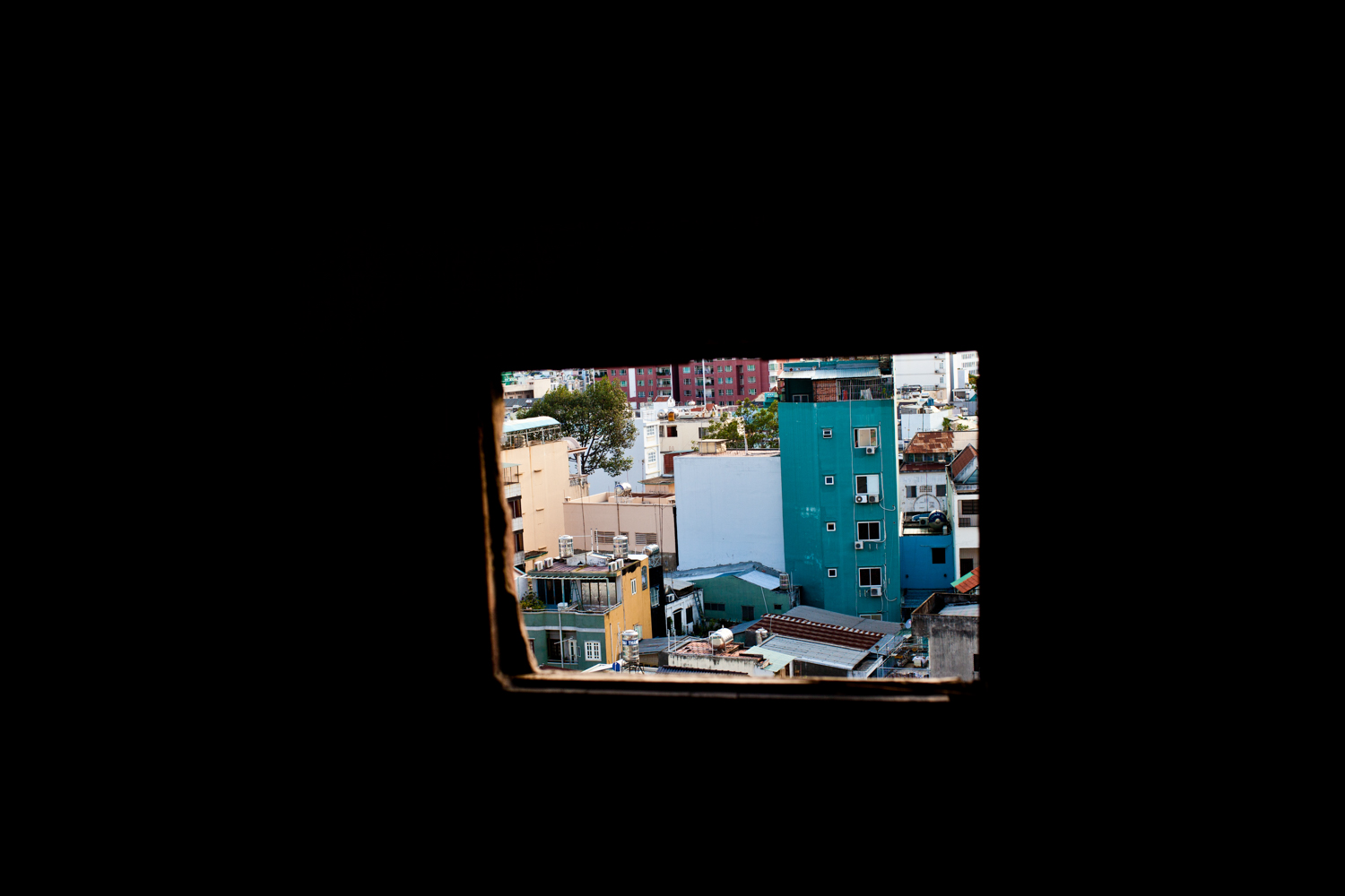 Saigon old apartments