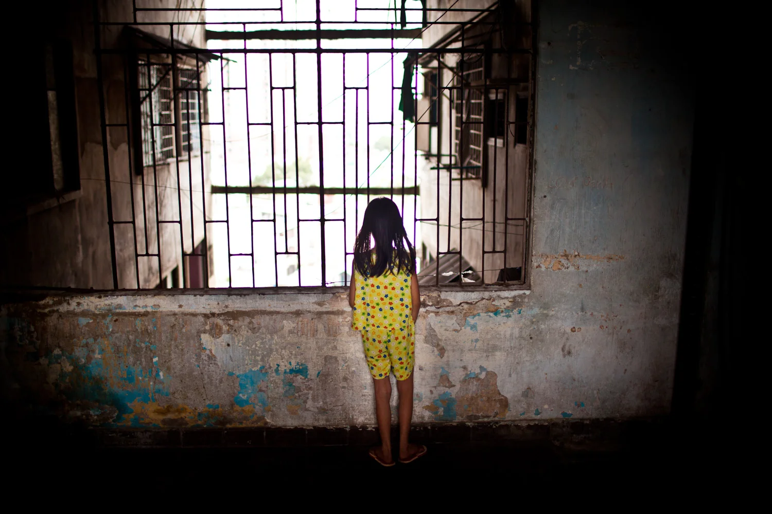 Saigon old apartments