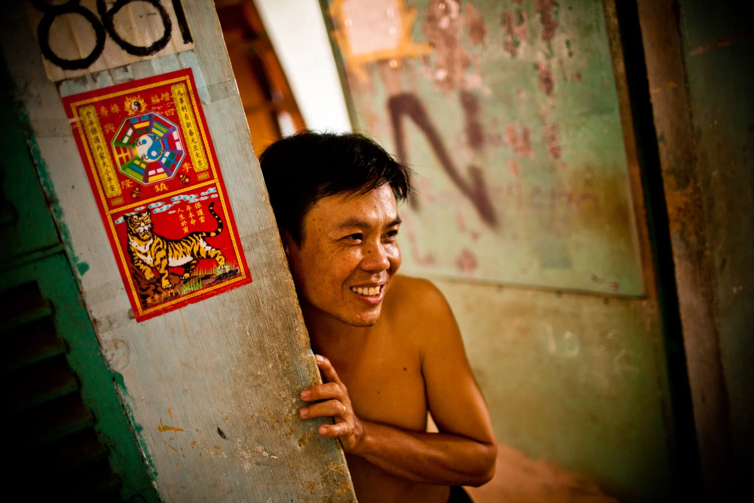 Saigon old apartments