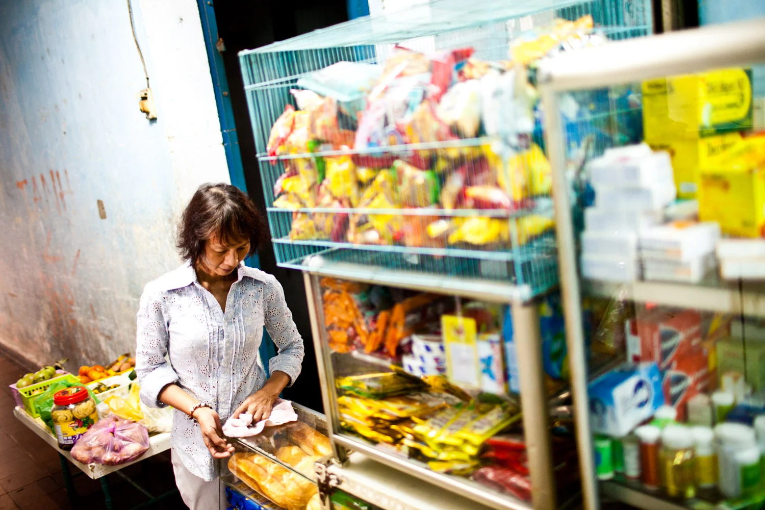Saigon old apartments