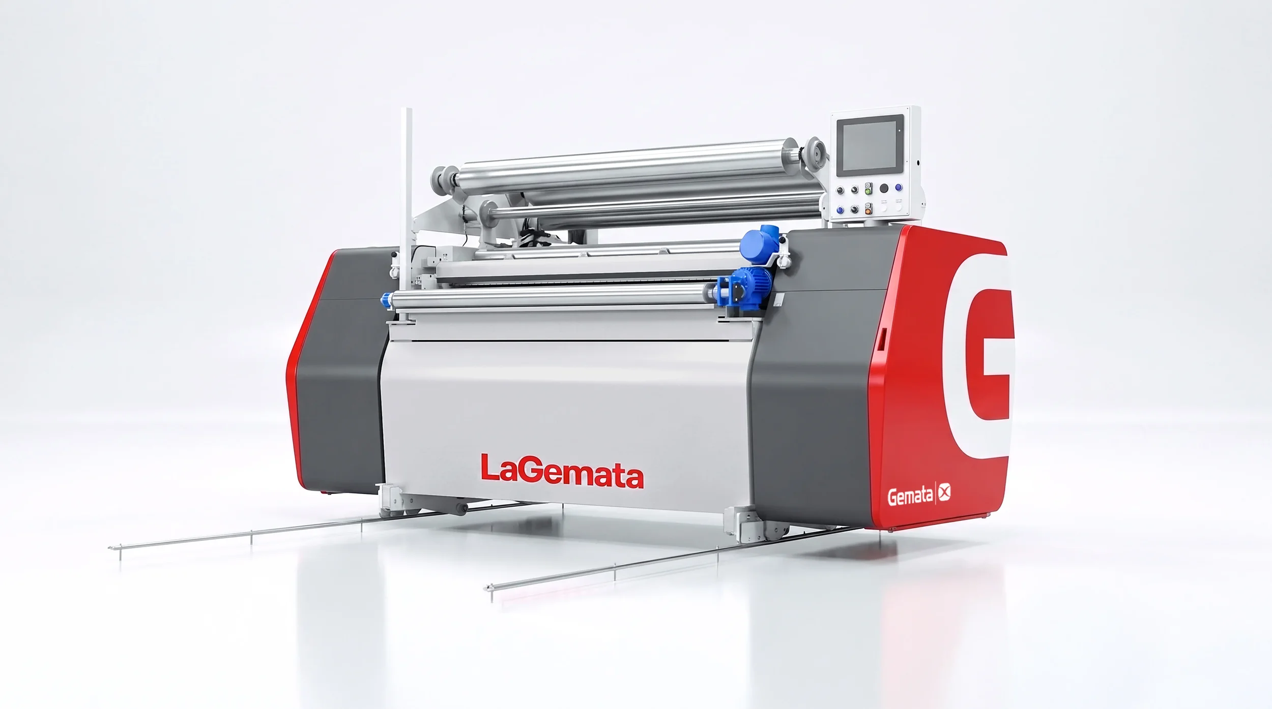 Spalmatrice a rullo LaGemata di Gemata per una spalmatura precisa, automatizzata e ripetibile.