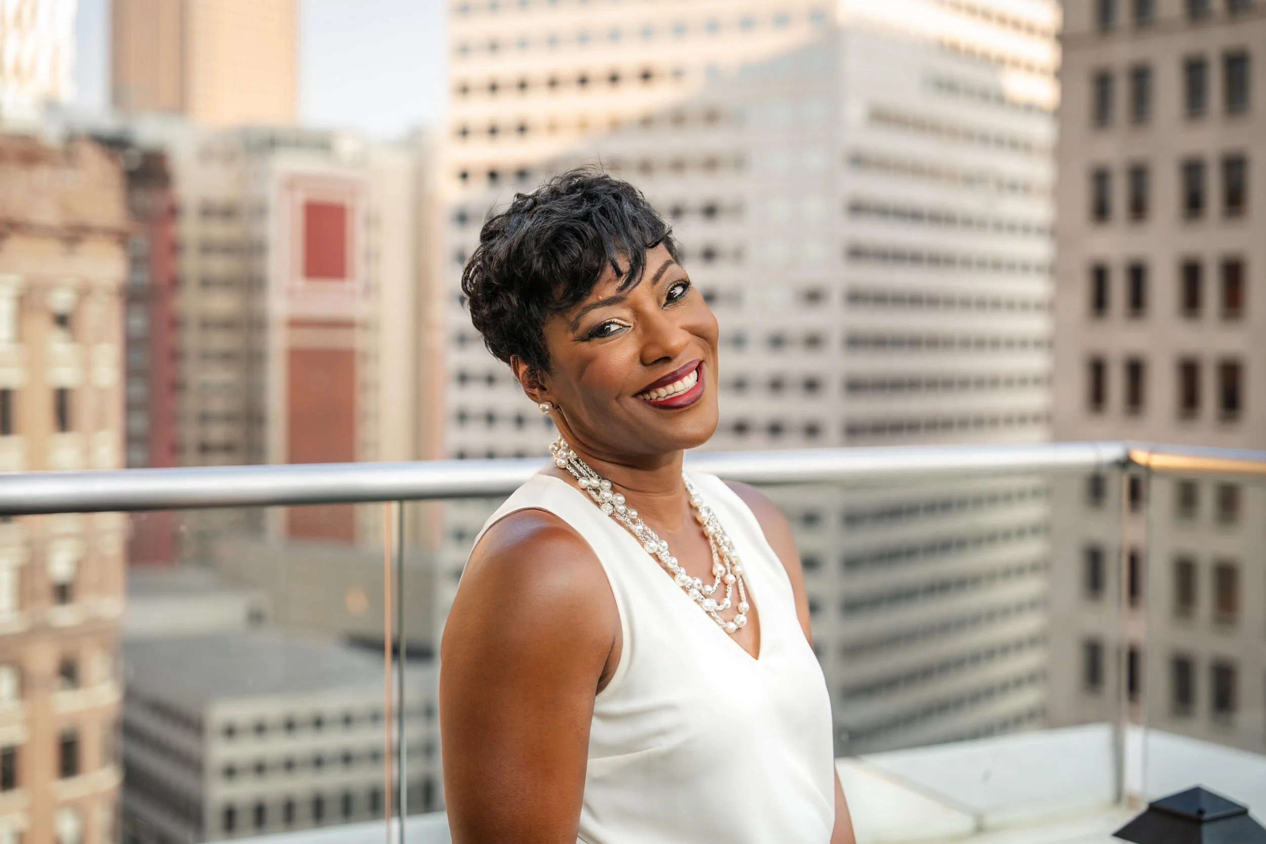 A photo of Kenya S. Manning, Founder and Principal Consultant of Journey HR Consulting, who provides HR expertise and consulting support to businesses as a Fractional CHRO.
