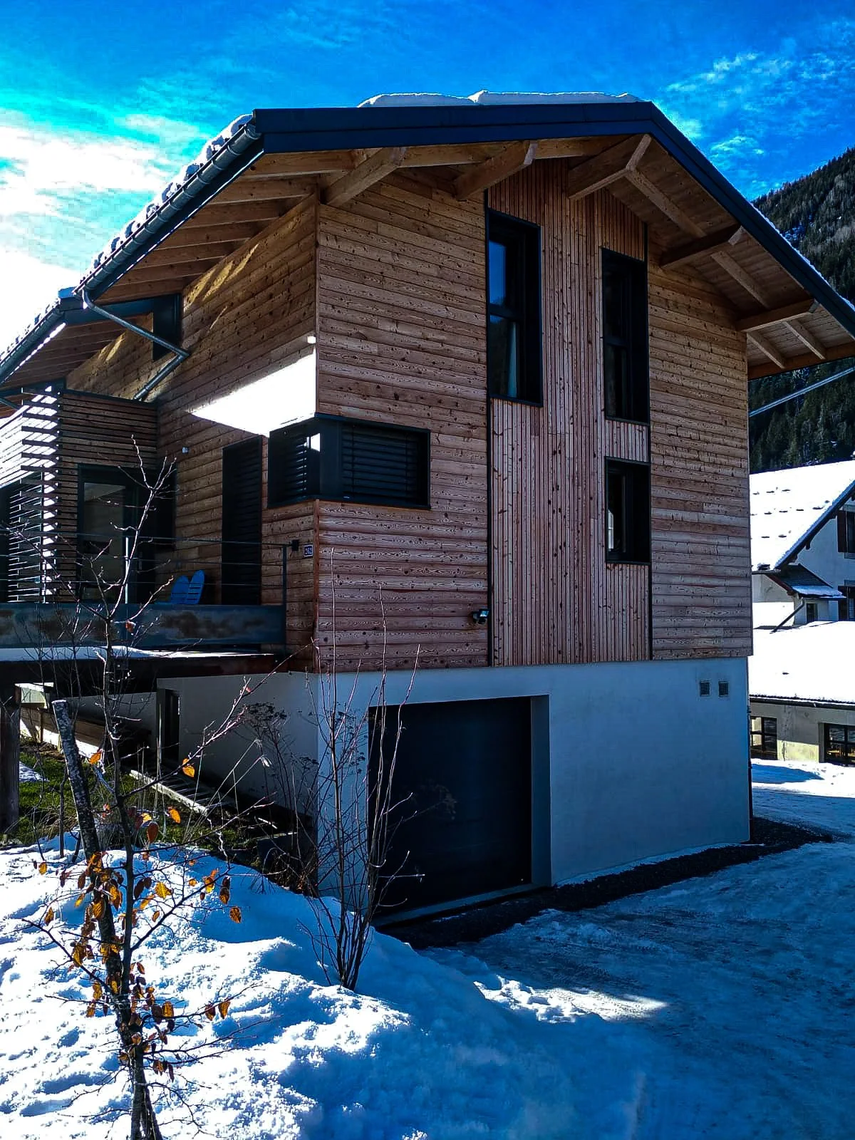 Maison bio climatique à Chamonix