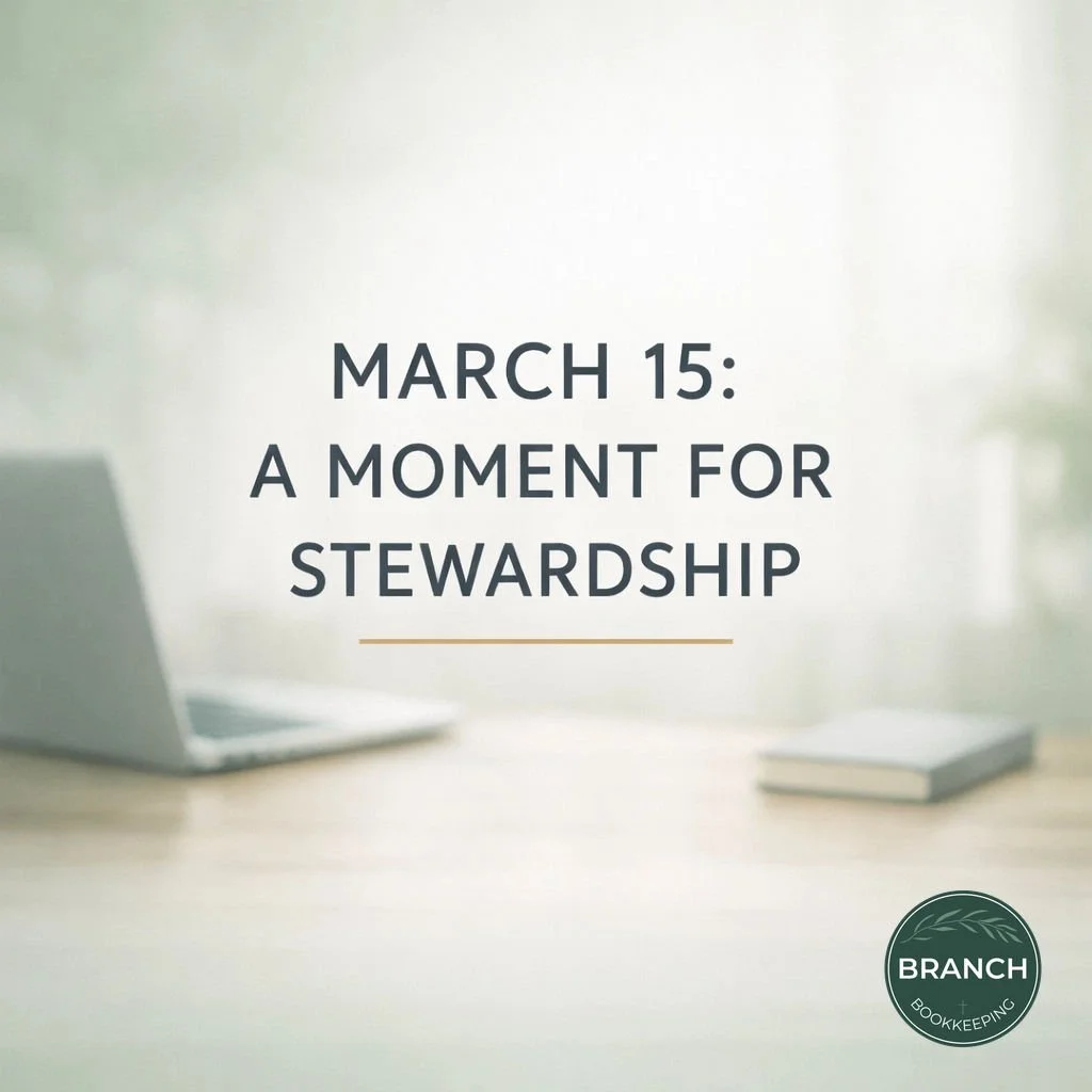 March 15 isn&rsquo;t just a deadline: it&rsquo;s a discipleship moment: how prepared do we want to be?

When we think about tax season, we usually think about paperwork, calculators, and a little bit of stress. But for Kingdom-minded business owners,