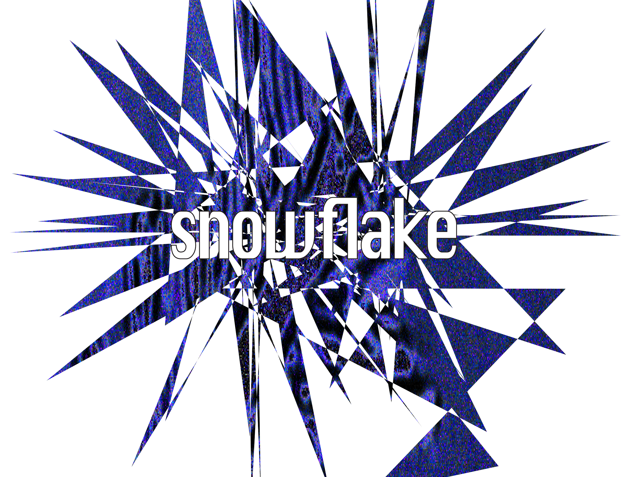 Snowflake, Logo, Silvain, Stikker