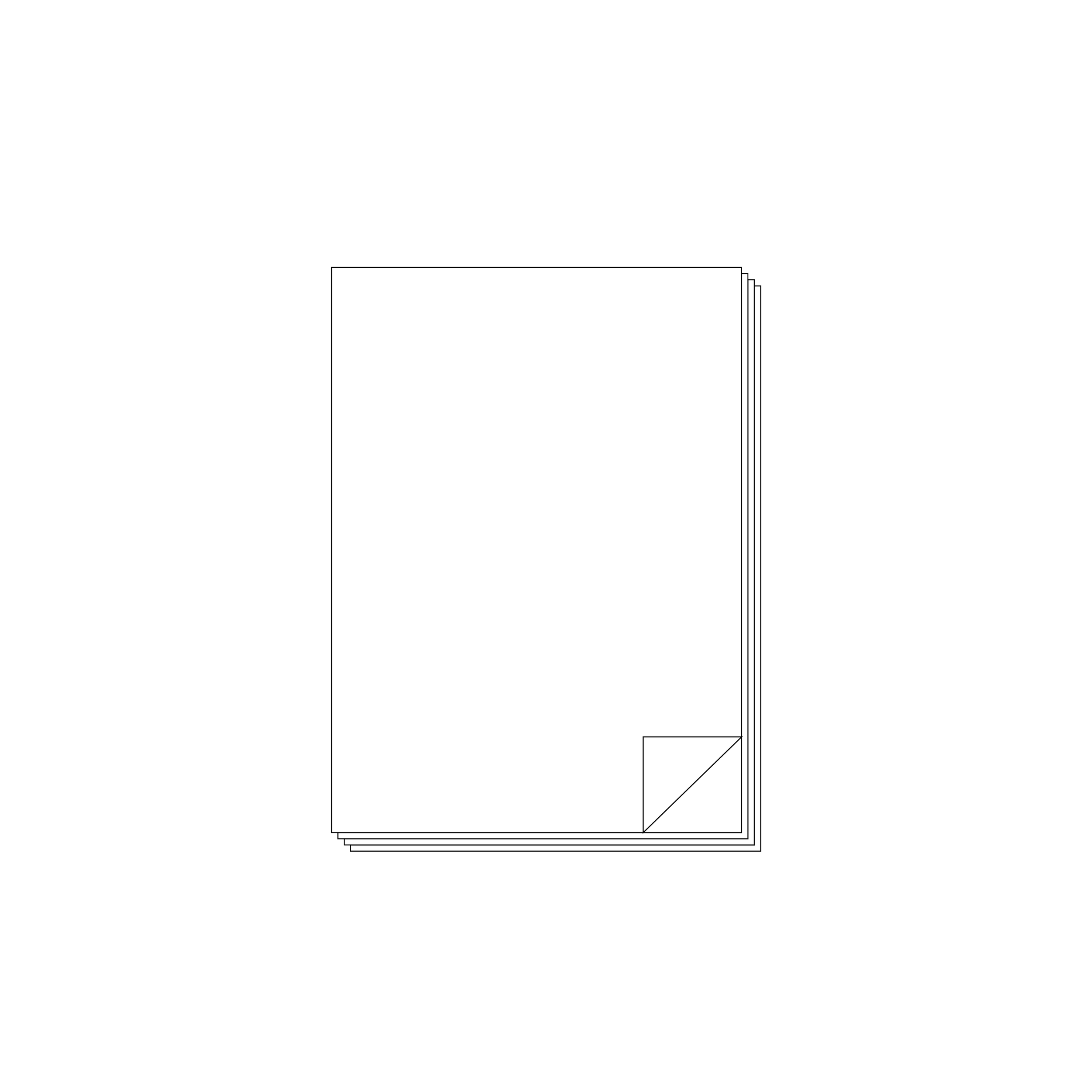 Drawing of a simple house with a rectangular base, a sloped roof, a door, and a window, all outlined in black on a white background.