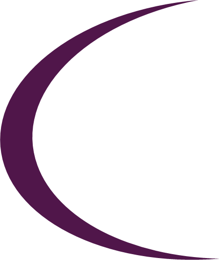 A black background with a purple curved swoosh.