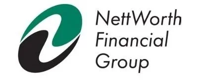 Logo of NettWorth Financial Group with a stylized green and black circle and company name