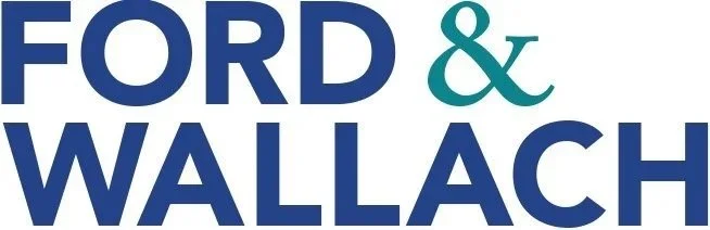 The logo of Ford & Wallach with the company name in blue and teal text.
