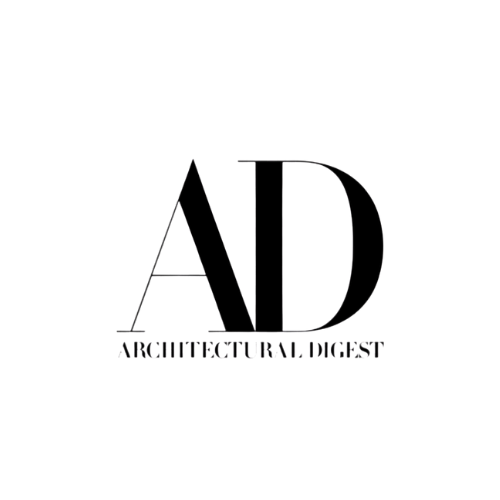 Logo for an architecture podcast featuring stylized letters A and D, with the subtitle 'Architectural Digest' at the bottom.