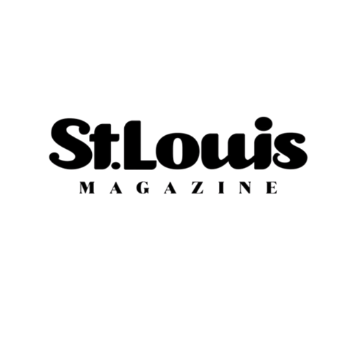 Logo for St. Louis Magazine featuring a stylized bird and text.