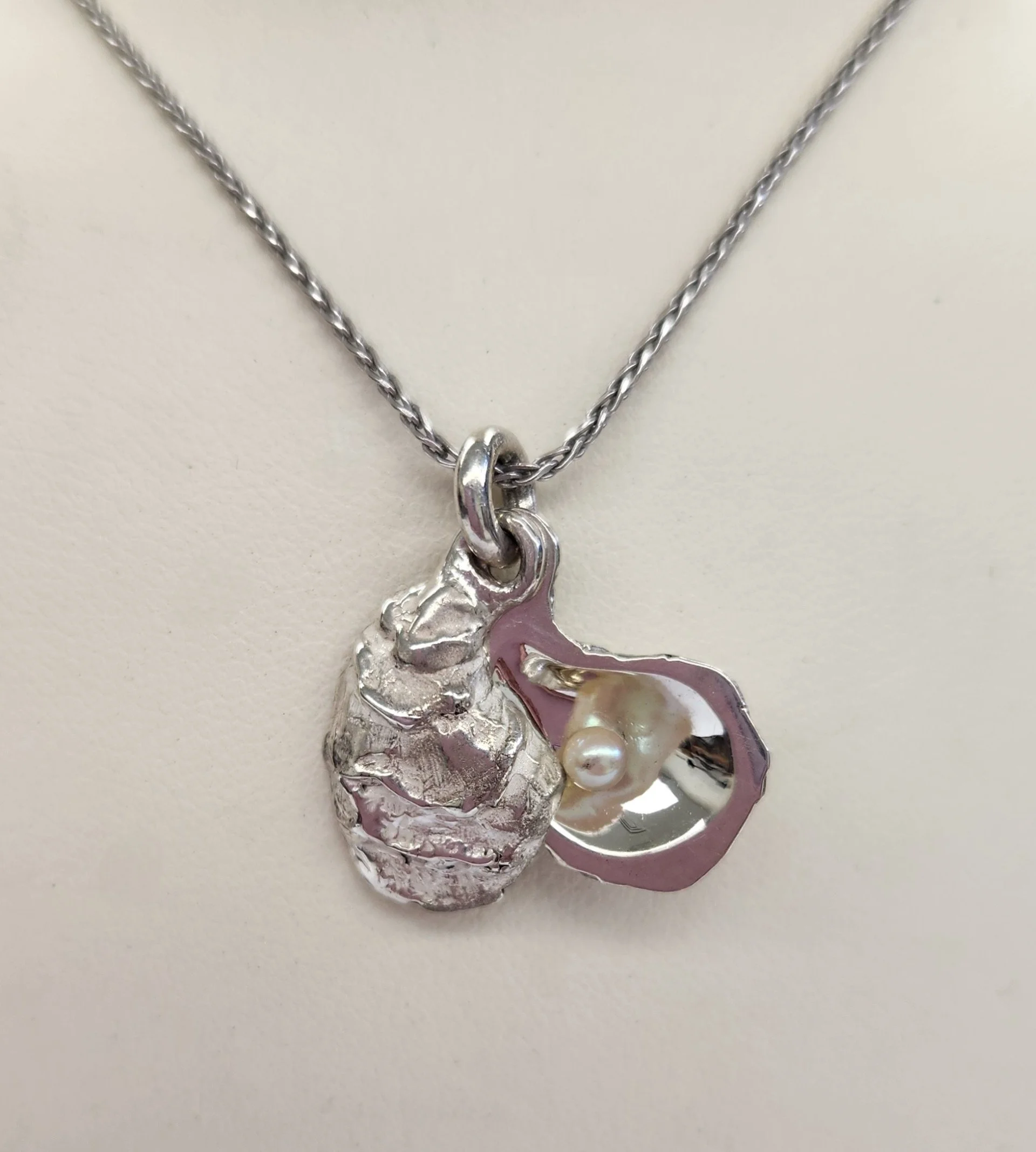 Texas Jewelers Association Design Competition 2nd Place - Sterling Silver and Akoya Pearl