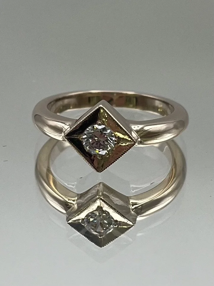 Illusion Setting - Silicon Bronze