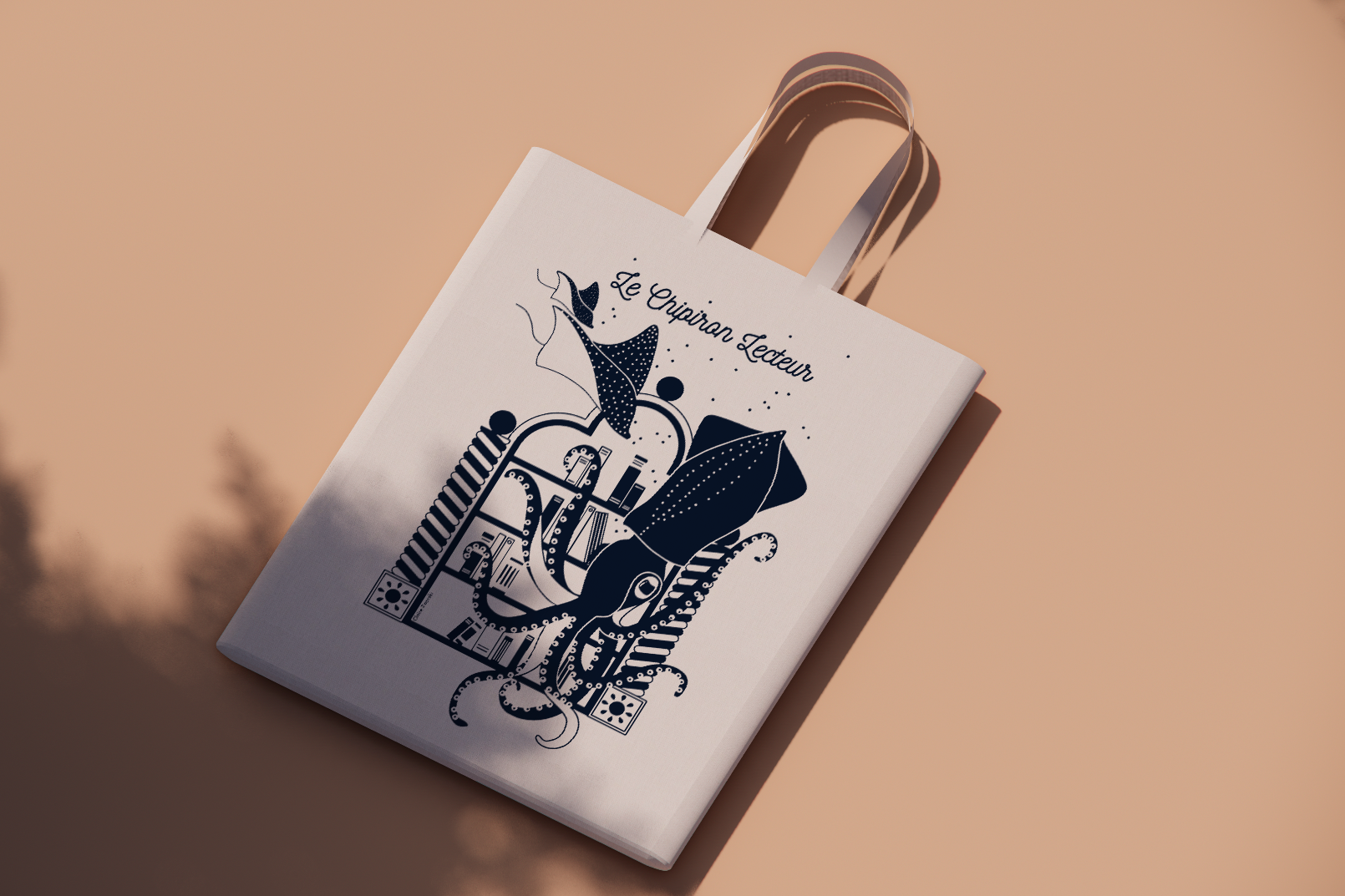 Tote bag Chipiron Lecteur