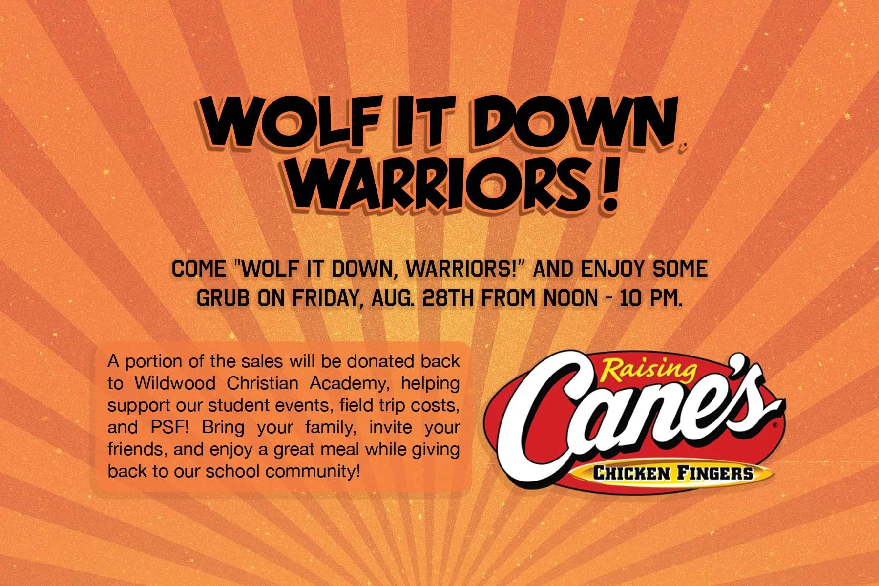 Wolf It Down, Warriors