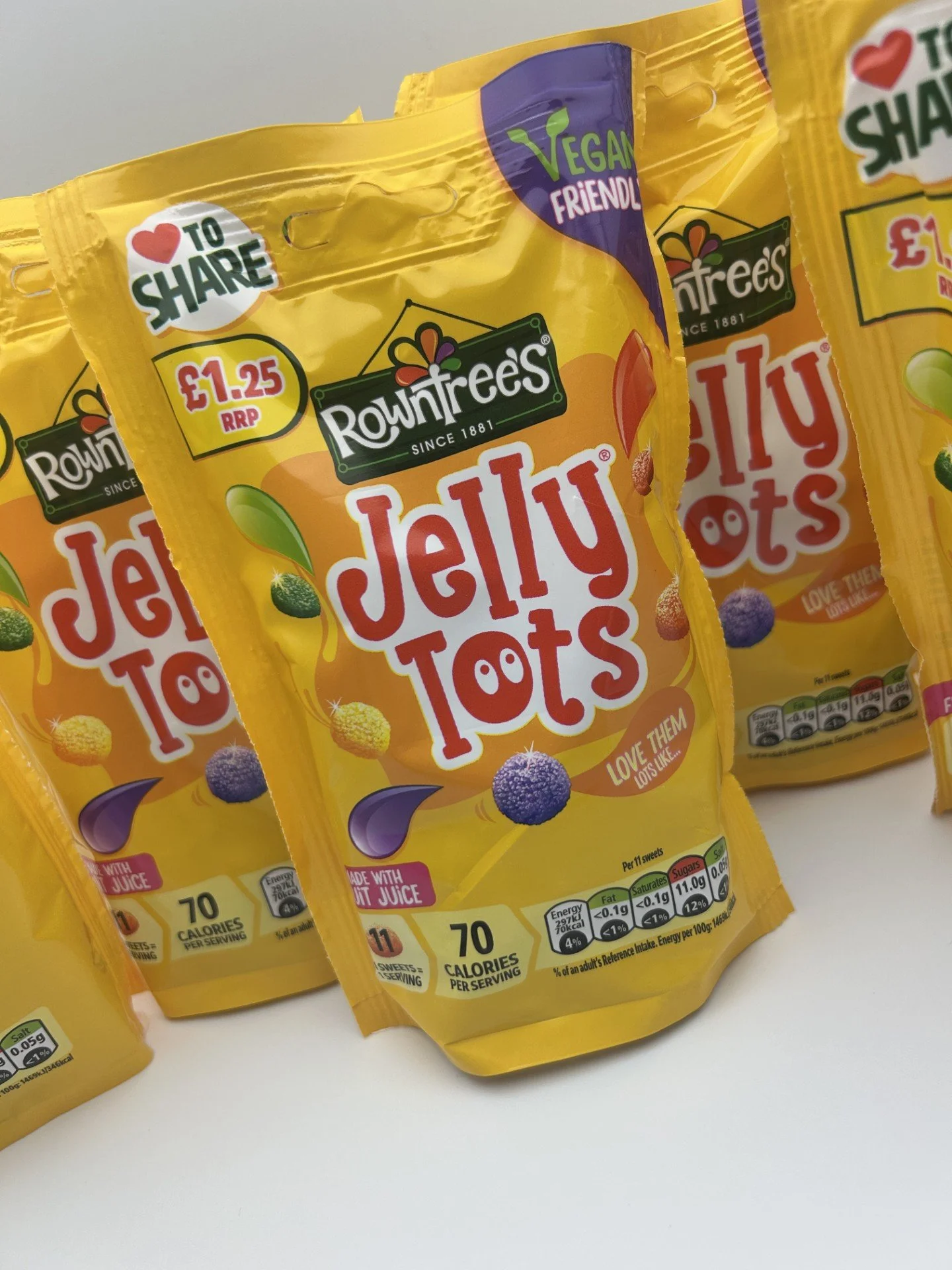 Rowntree's Jelly Tots Vegan Friendly