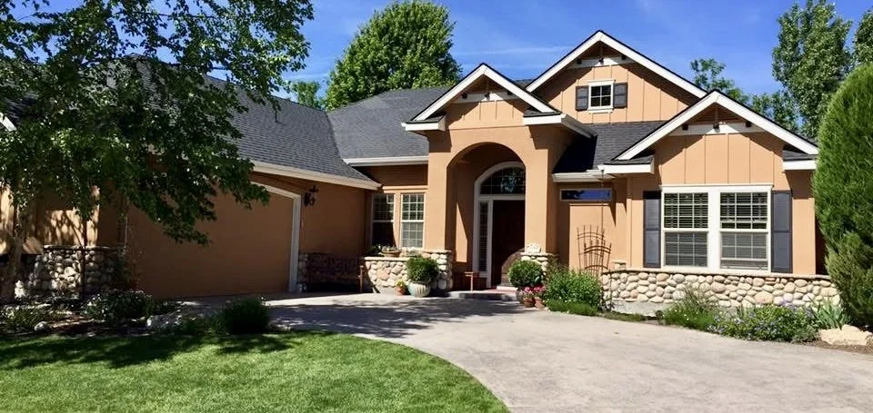 We paint siding, trim, doors, fascia, and soffits using high-quality exterior paints designed for Idaho’s climate.