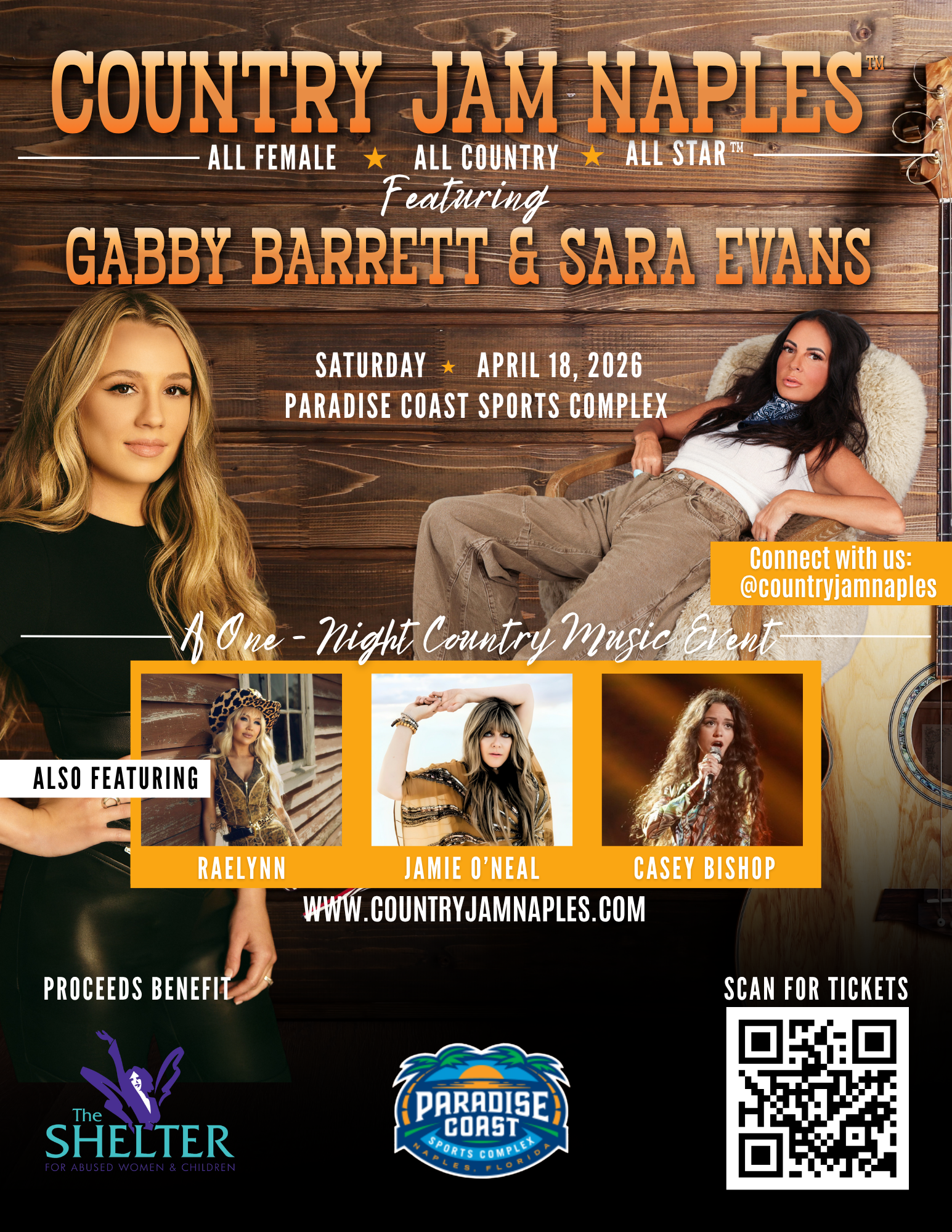 Country Jam Naples Set to Spotlight All-Female Country Lineup on April 18