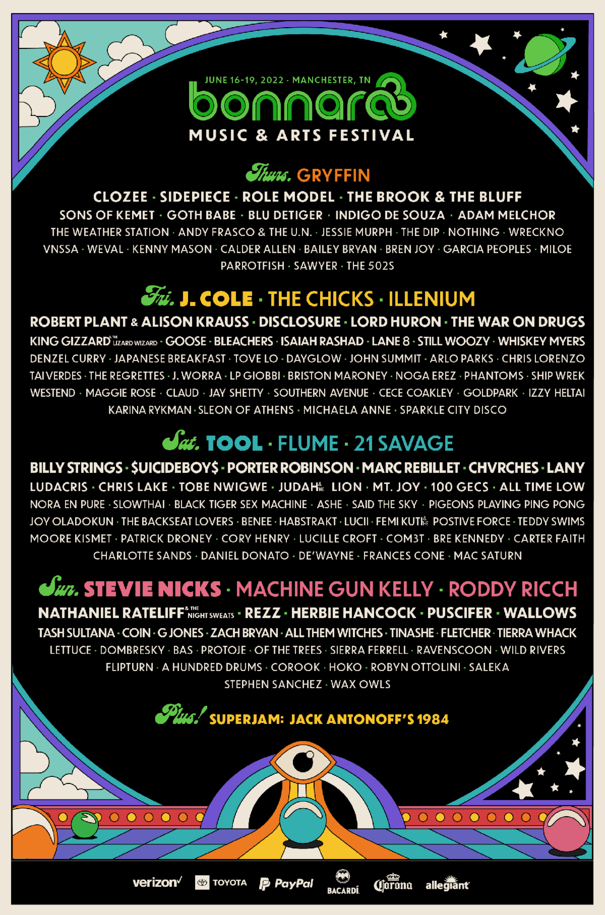 BONNAROO MUSIC AND ARTS FESTIVAL GETS UNDERWAY THIS WEEK