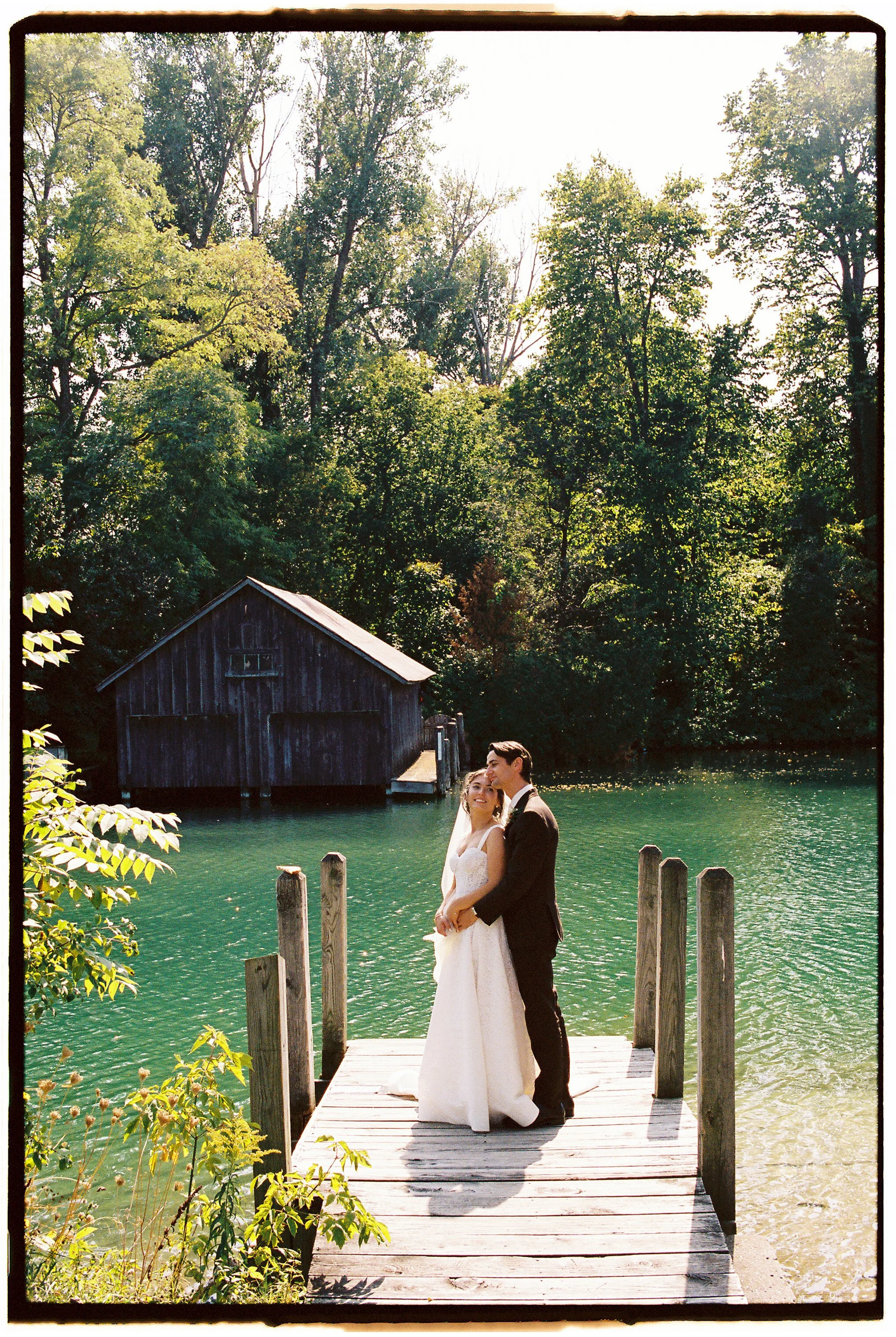 Lyrica + Alex’s wedding at The Old Art building in Leland, MI