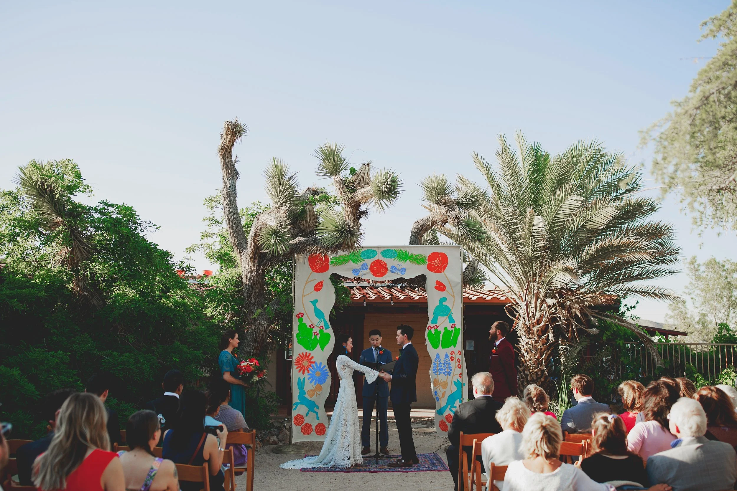Emma + Tyler’s intimate wedding at The Joshua Tree Inn