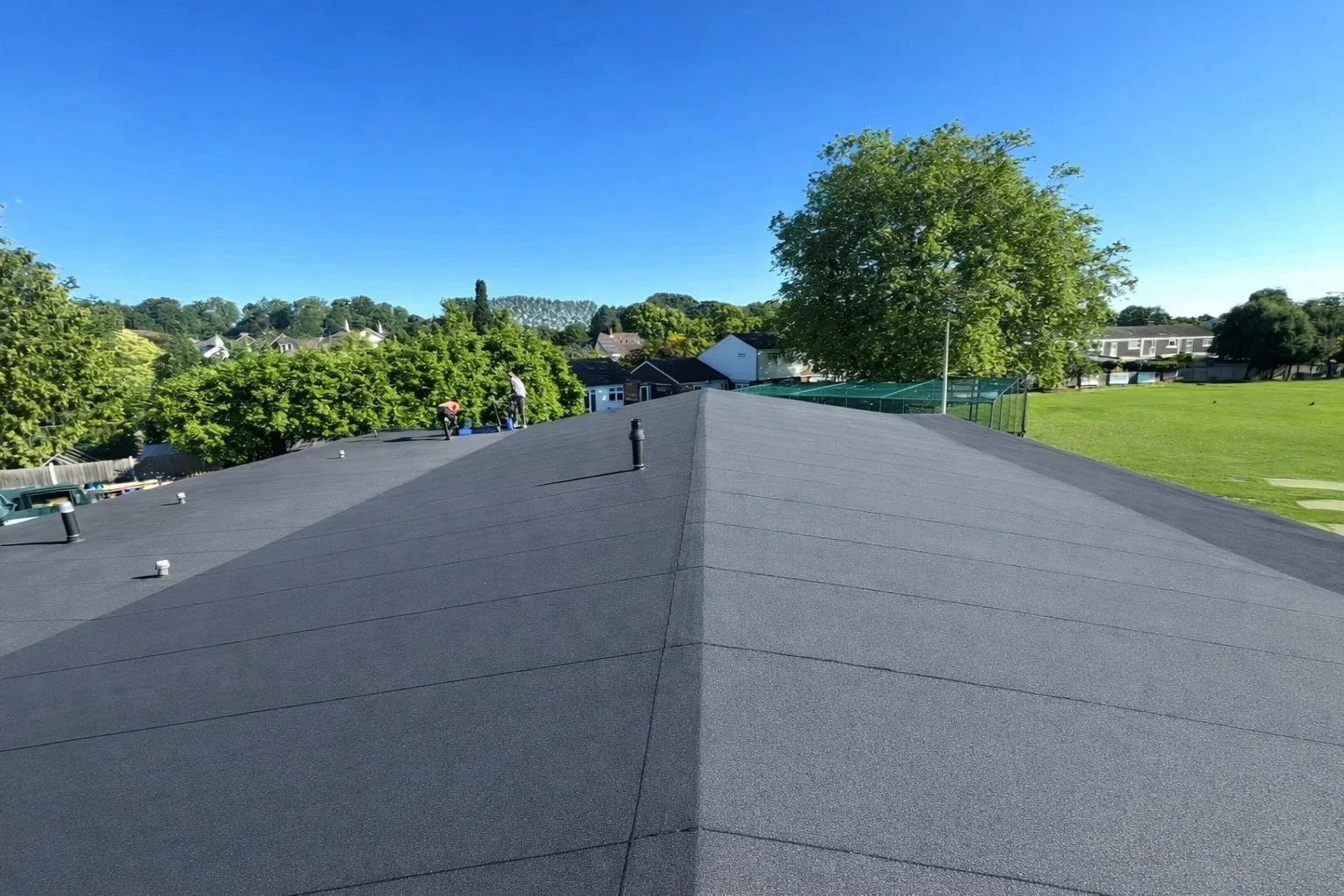 Heat Applied Torch on Flat Roof System