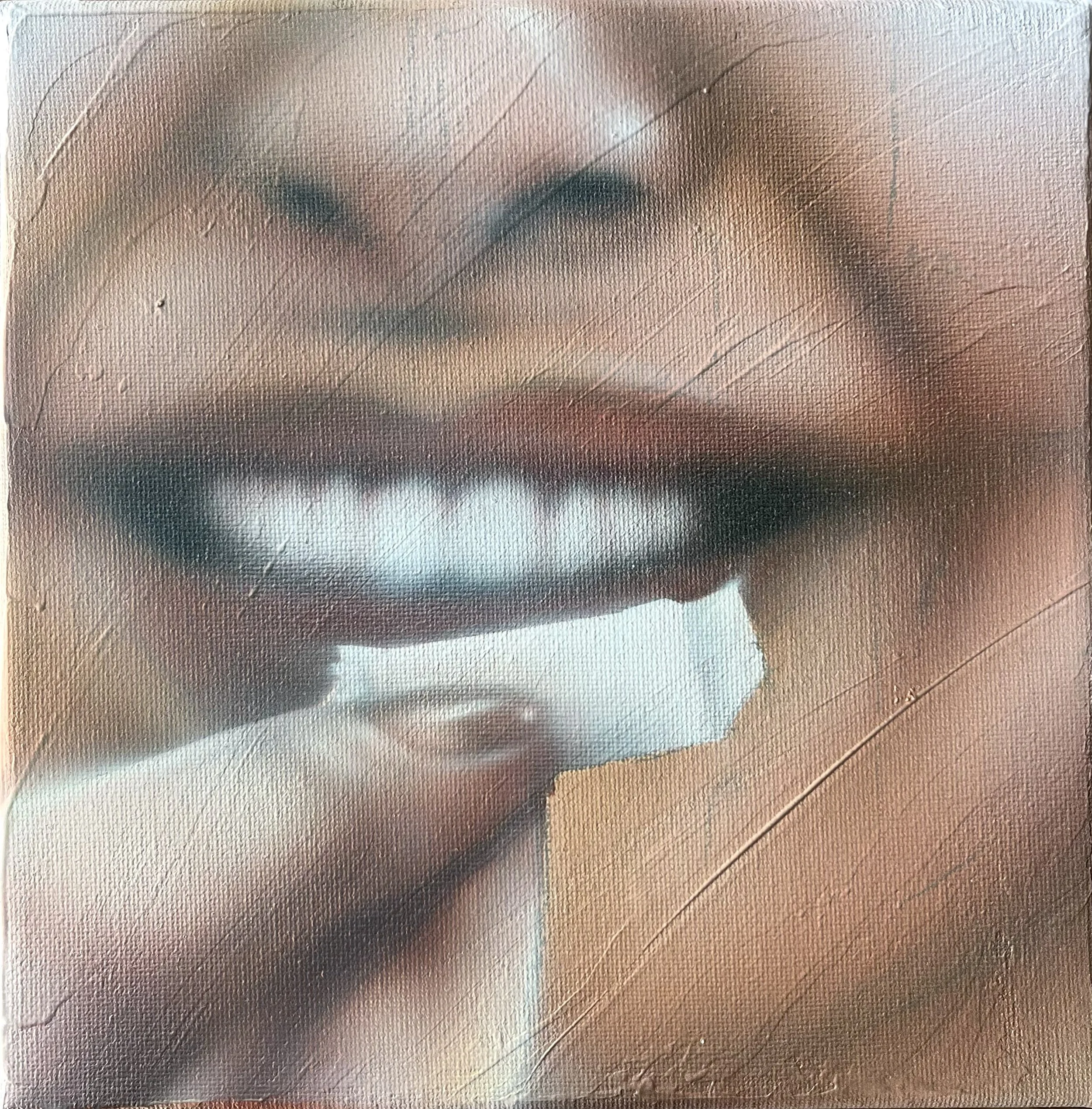“One” acrylic on 8x8” cavas. 2025