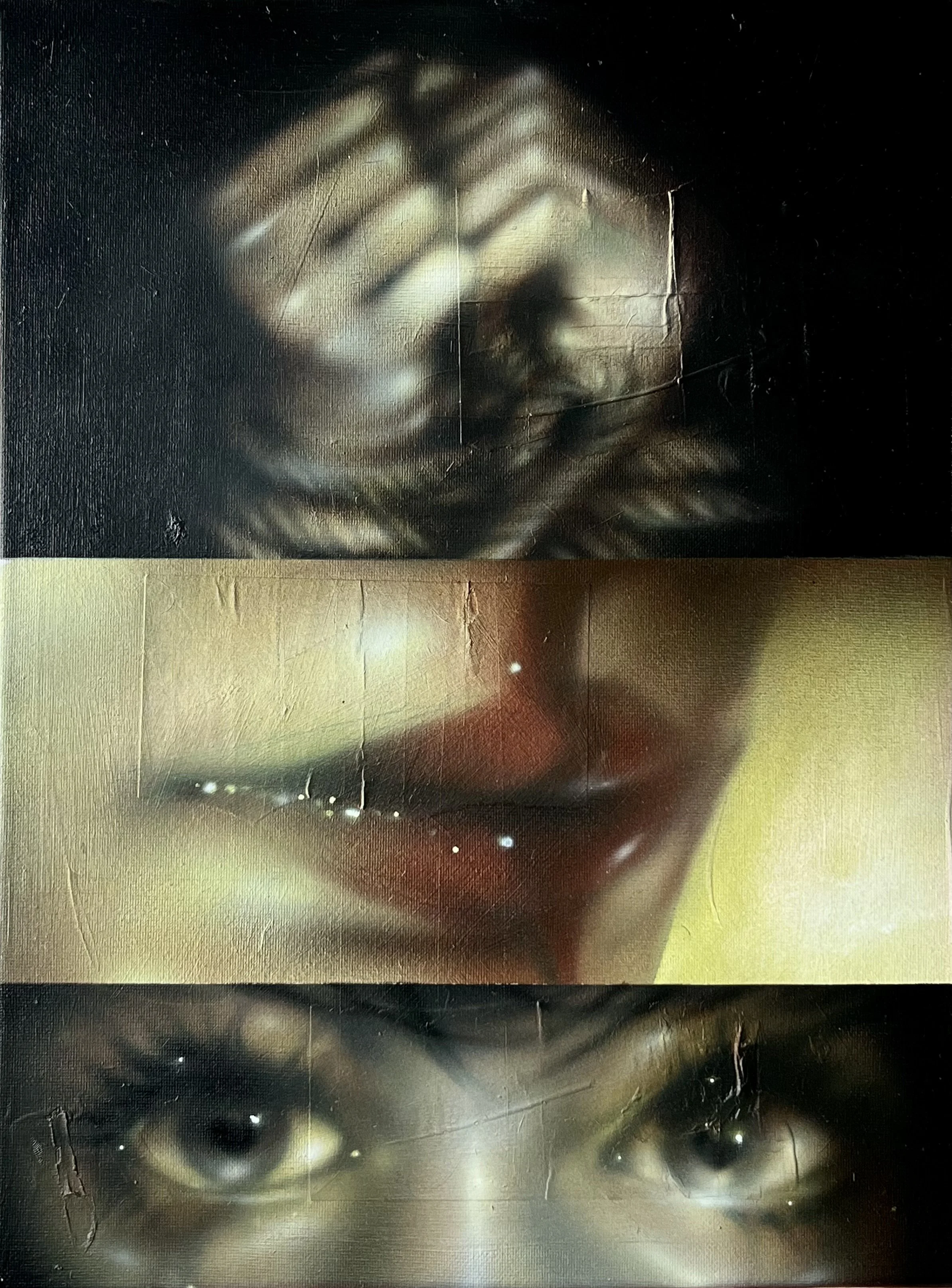 “Softly speaking” Acrylic on 12x16” cotton canvas 2025