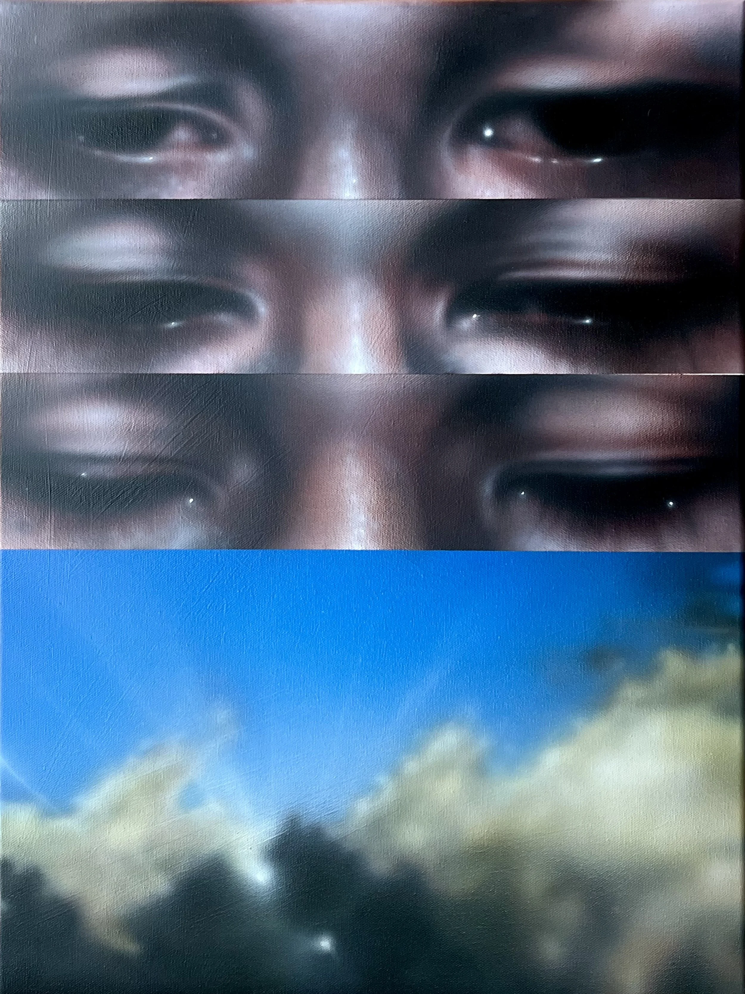 “Daydreaming” acrylic on 18x24” canvas. 2025