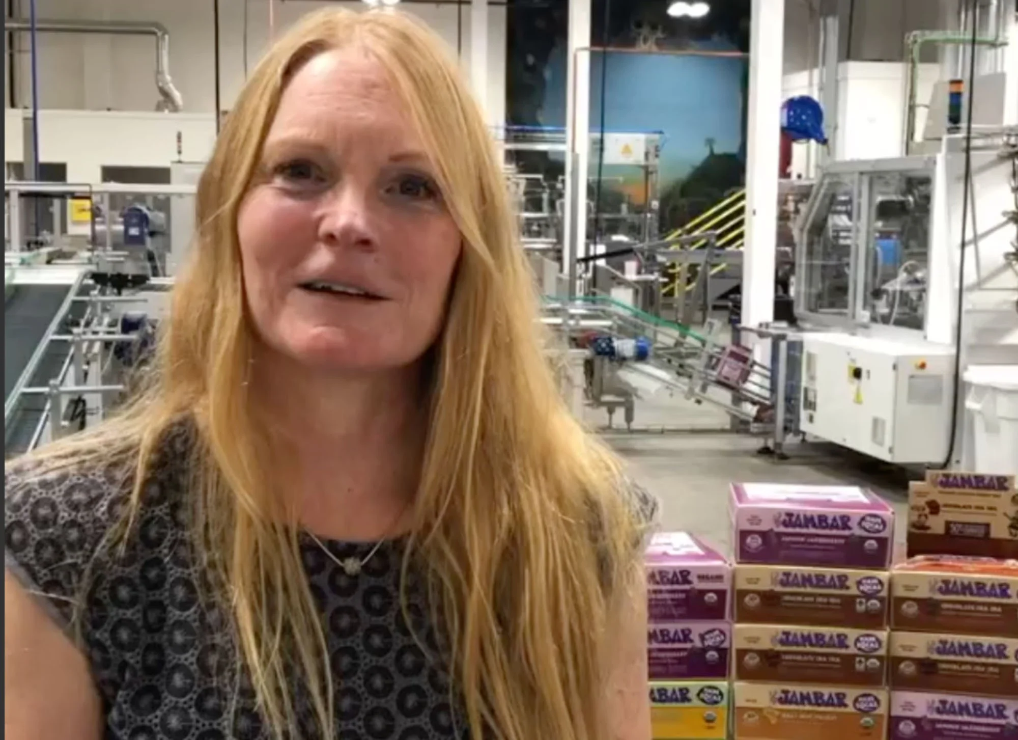 Founder Jennifer Maxwell in the production facility