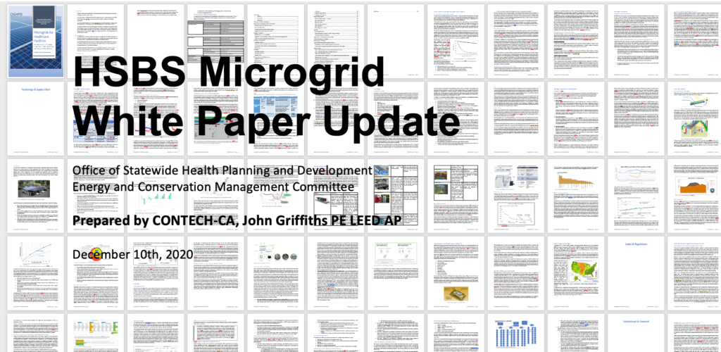 Screenshot of all the pages in the HBSB Microgrid White Paper
