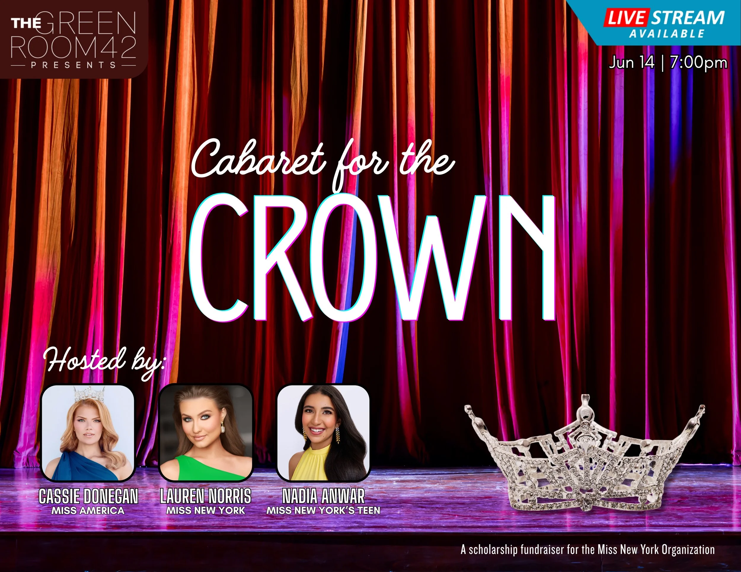 Get your tickets to the 3rd Annual Cabaret for the Crown!