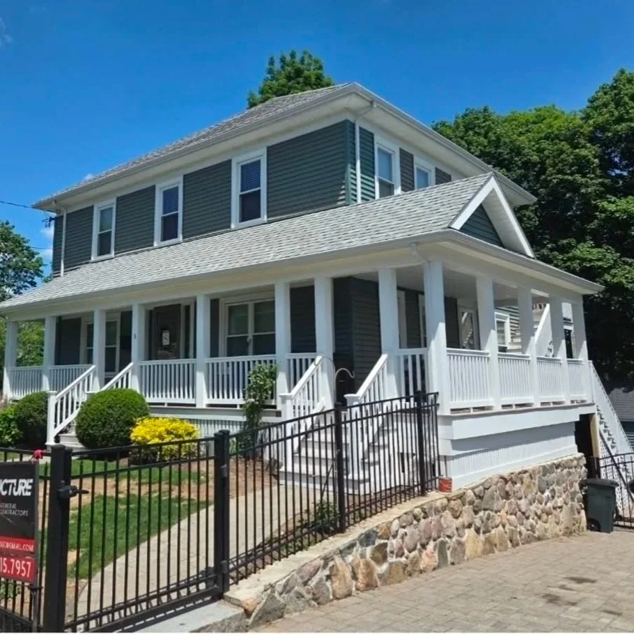 Covered farmers porch addition