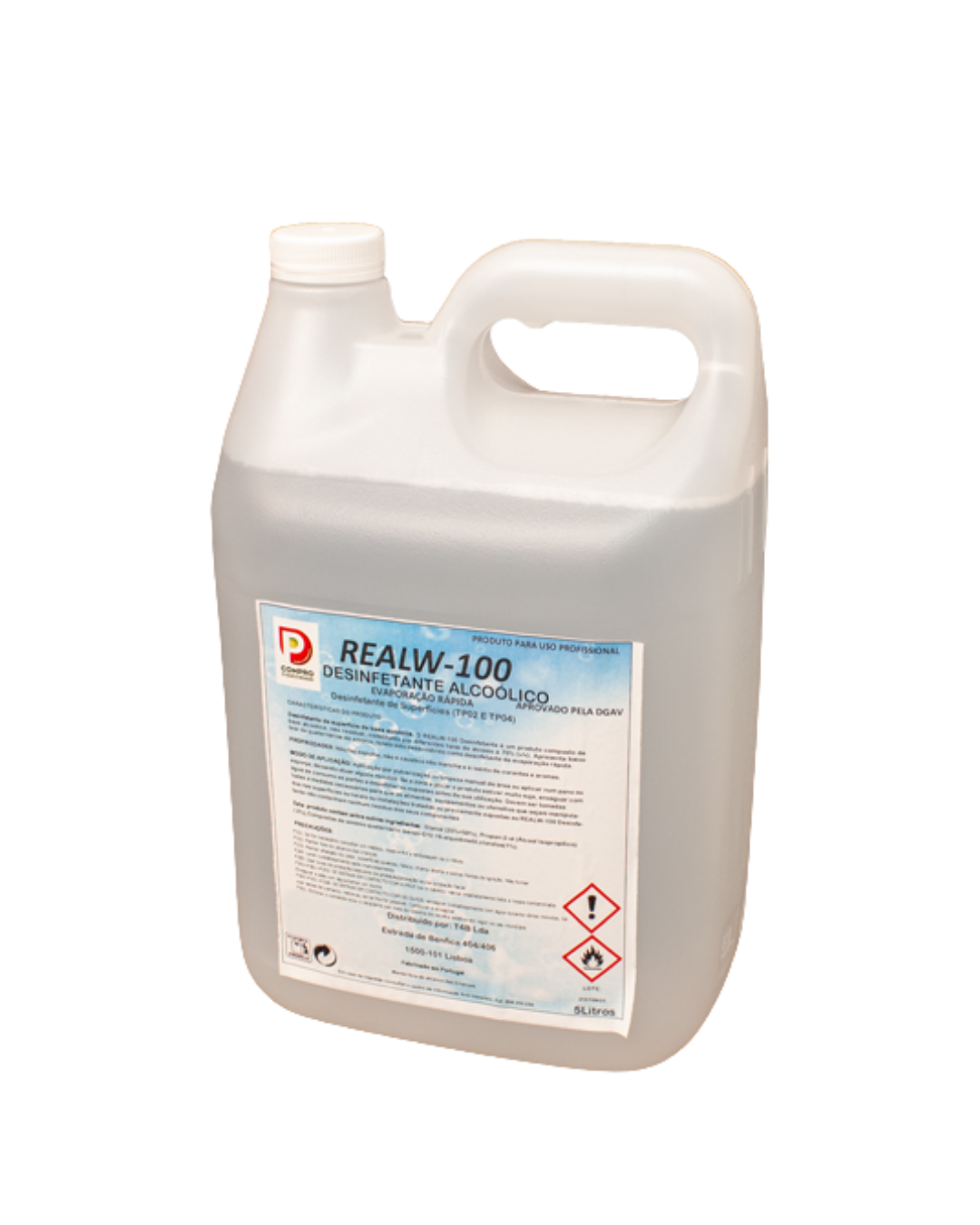 Desinfetante de Superfícies de Base Alcoólica