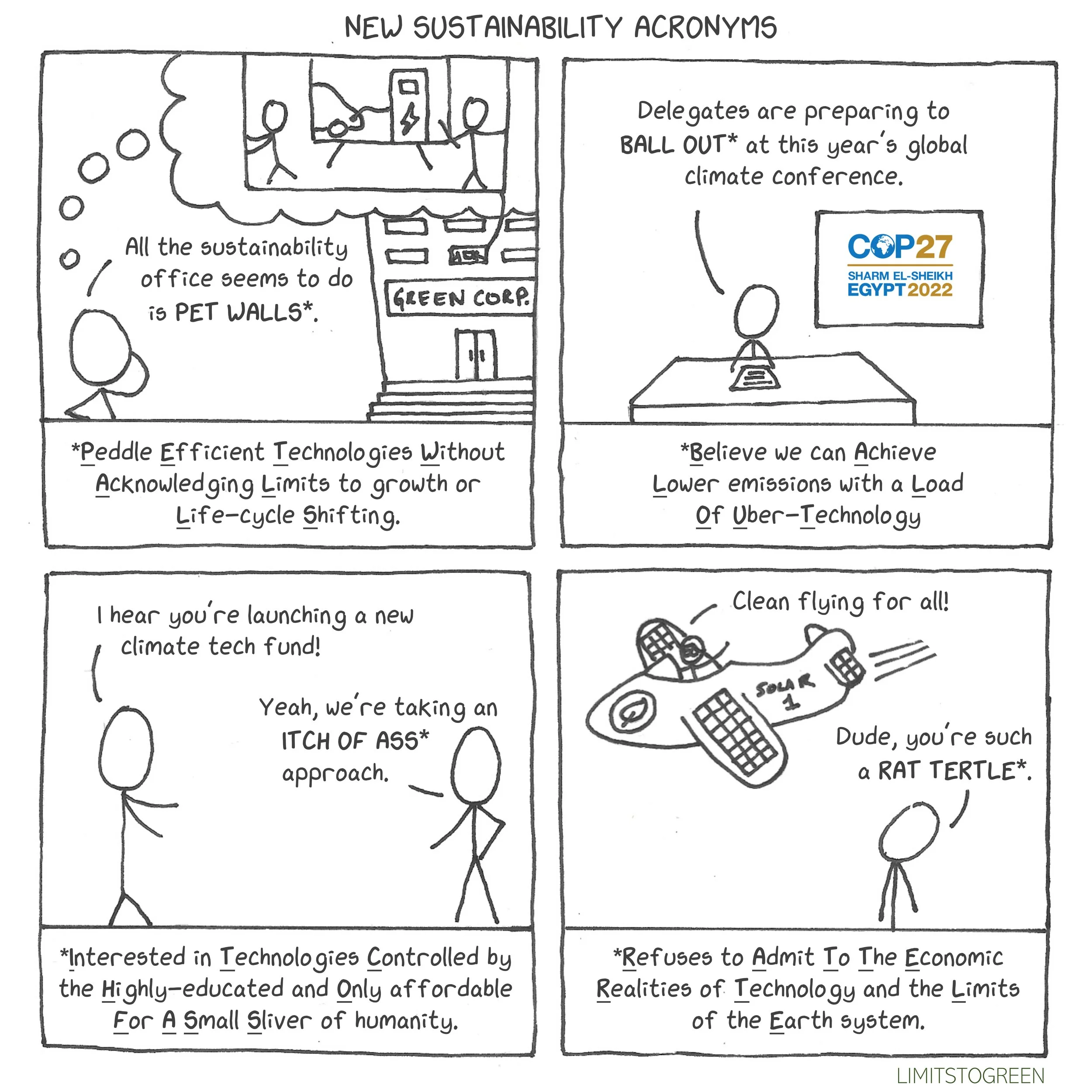 Comic #58: Sustainability Acronyms