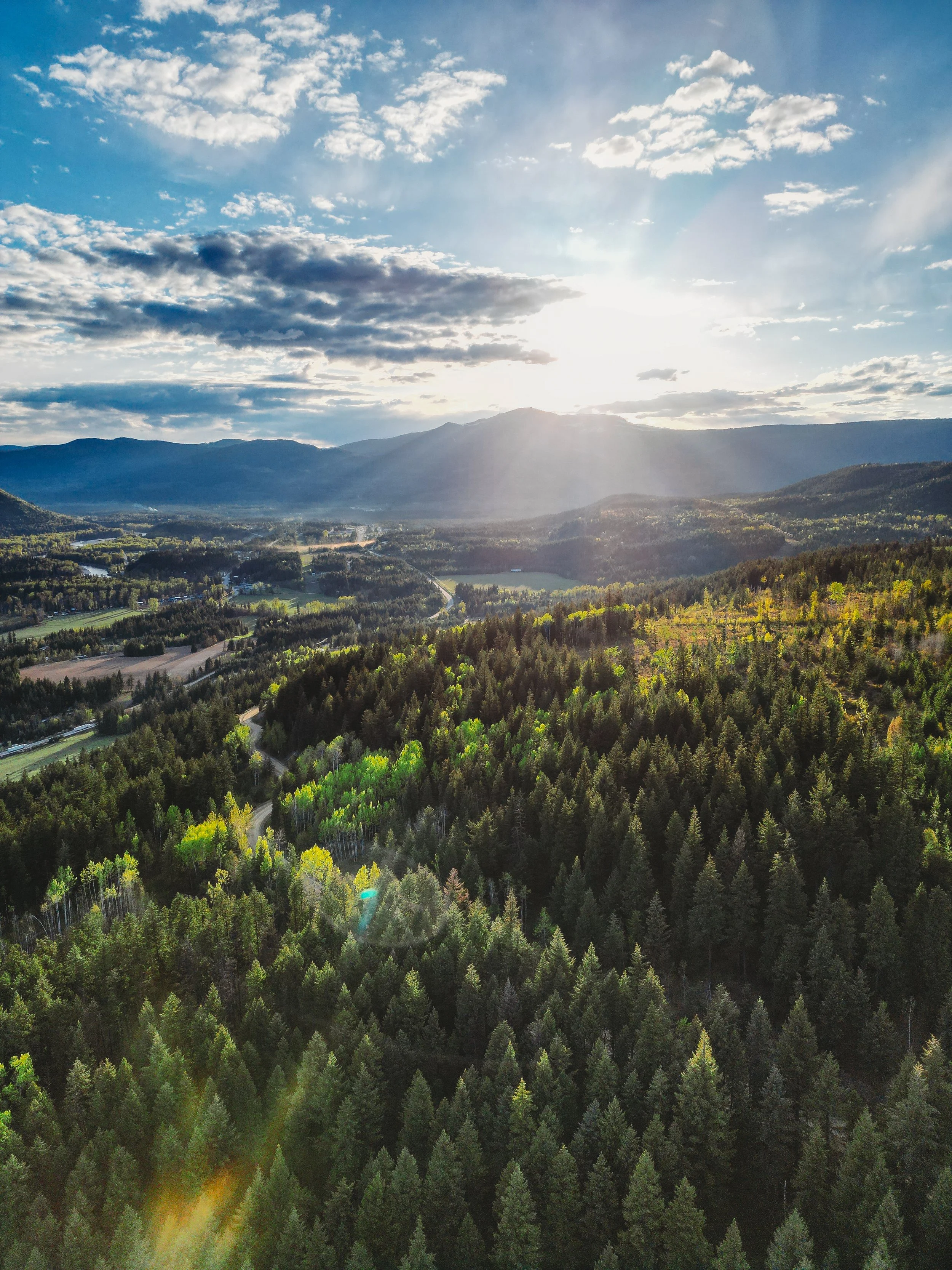 View over Clearwater from Raft Mountain
