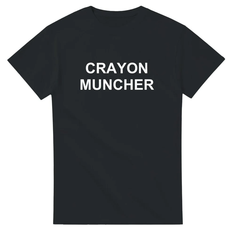 CRAYON MUNCHER – Classic Style Heavyweight T-Shirt - Black