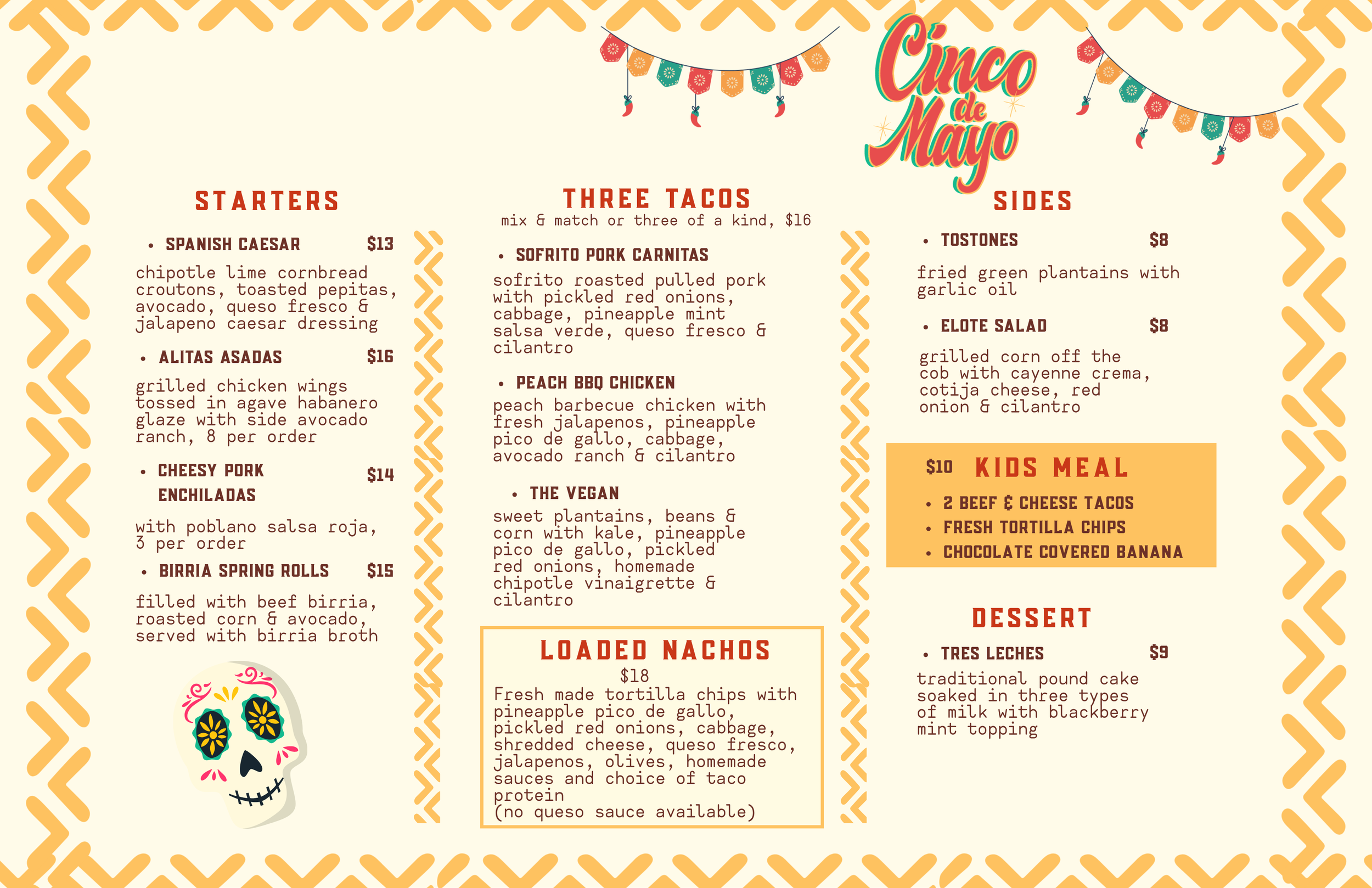 Tica's Tacos Cinco de Mayo Menu wPrices.png