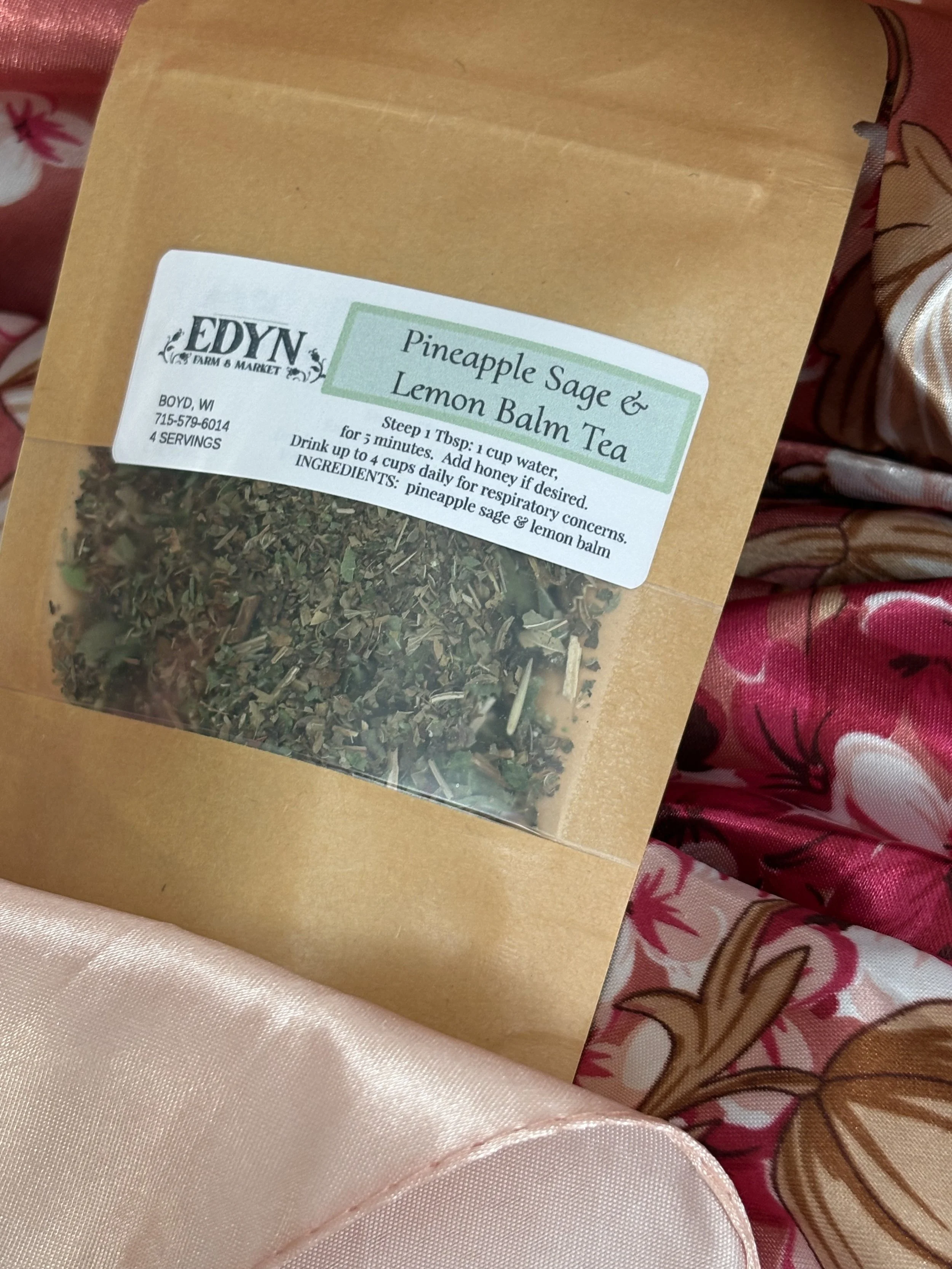 Pineapple Sage & Lemon Balm Tea