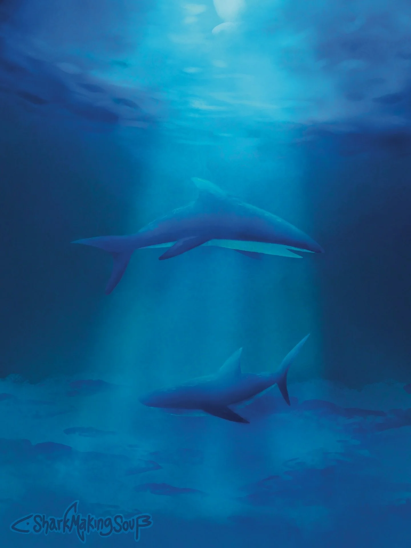 Ending the year with some Shawrks 🩵🦈
I&rsquo;m so greatful for this year and especially you guys for reviving my love of creating 🫶🏻
&bull;
&bull;
&bull;
&bull;
&bull;
&bull;
#sharks #newyears #digitalart #procreate #illustration