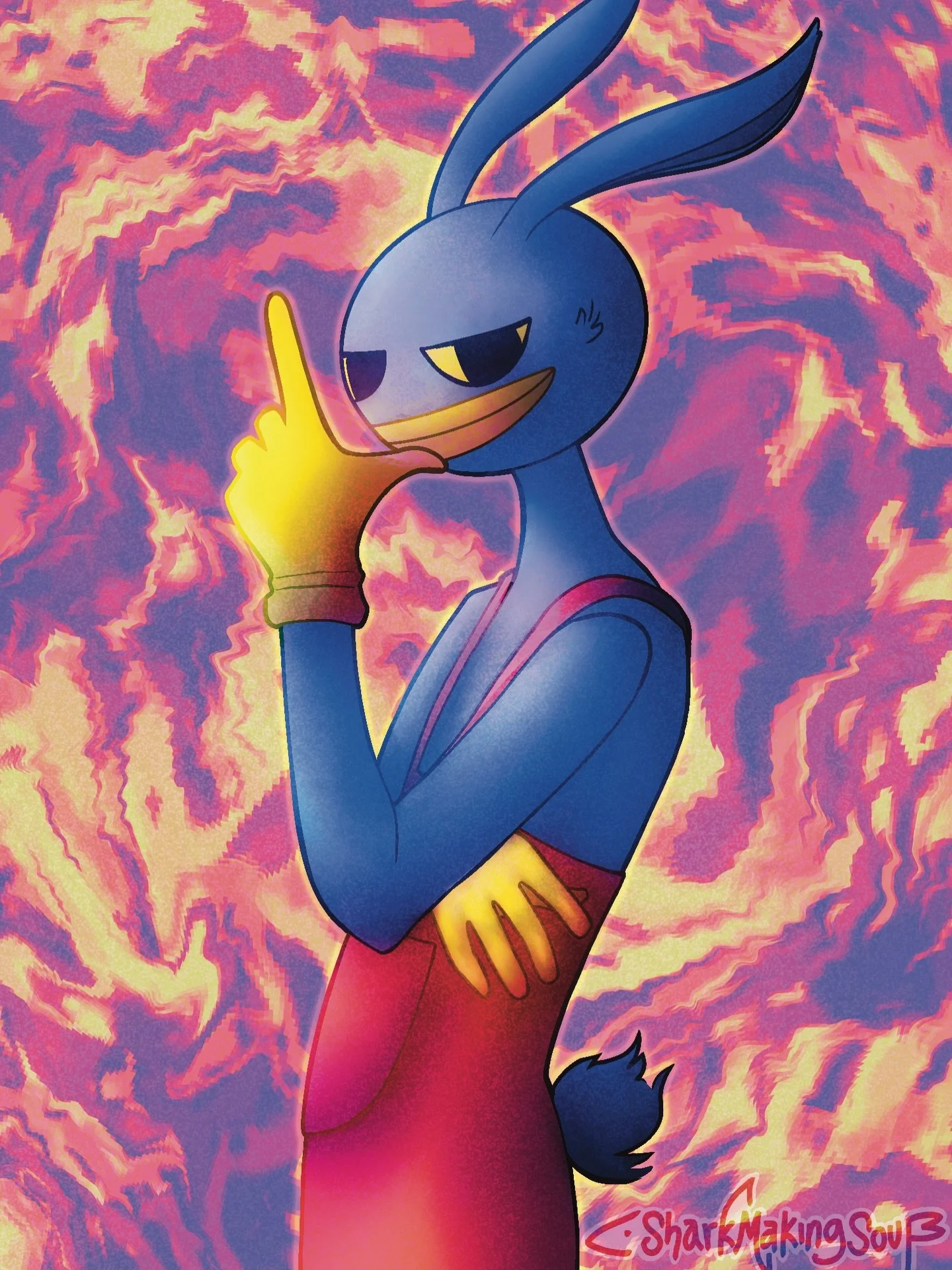 Jax 😗
.
.
.
.
.
#jax #tadc #glitch #theamazingdigitalcircus #digitalcircusfanart