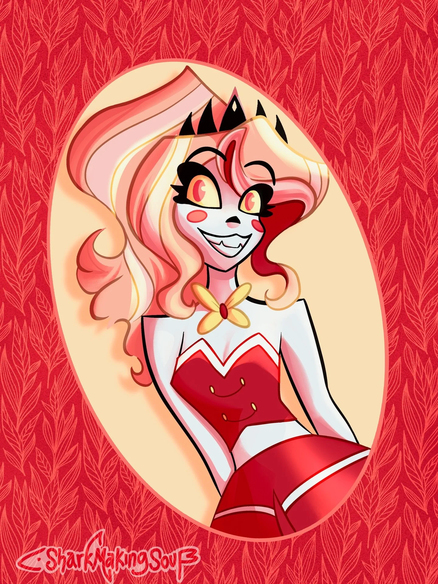 Charlie ❤️
#hazbinhotelfanart #charliemorningstar #hellaverse #procreate #digitalart